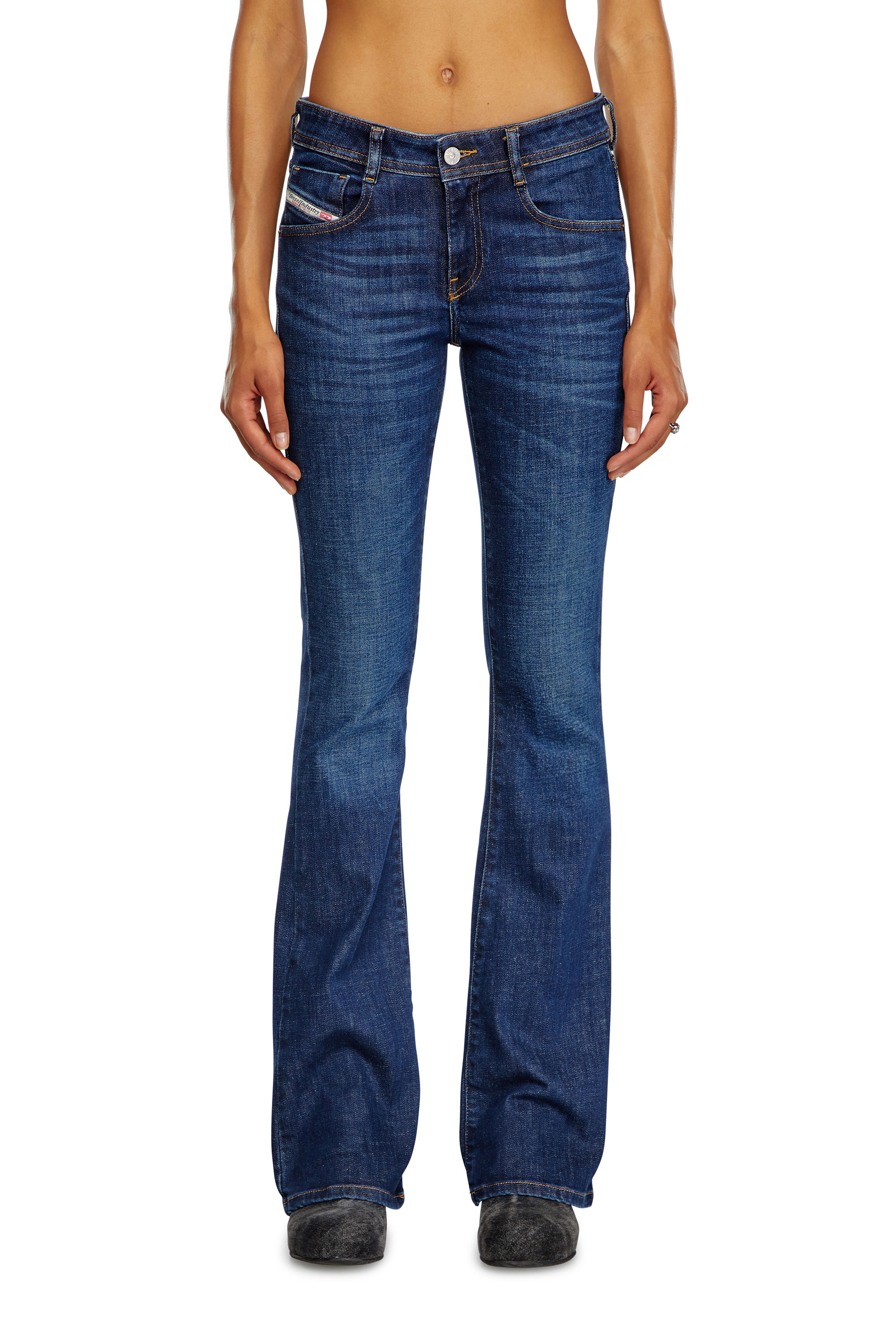 Diesel - Bootcut and Flare Jeans 1969 D-Ebbey 09B90, Dark Blue - Image 3