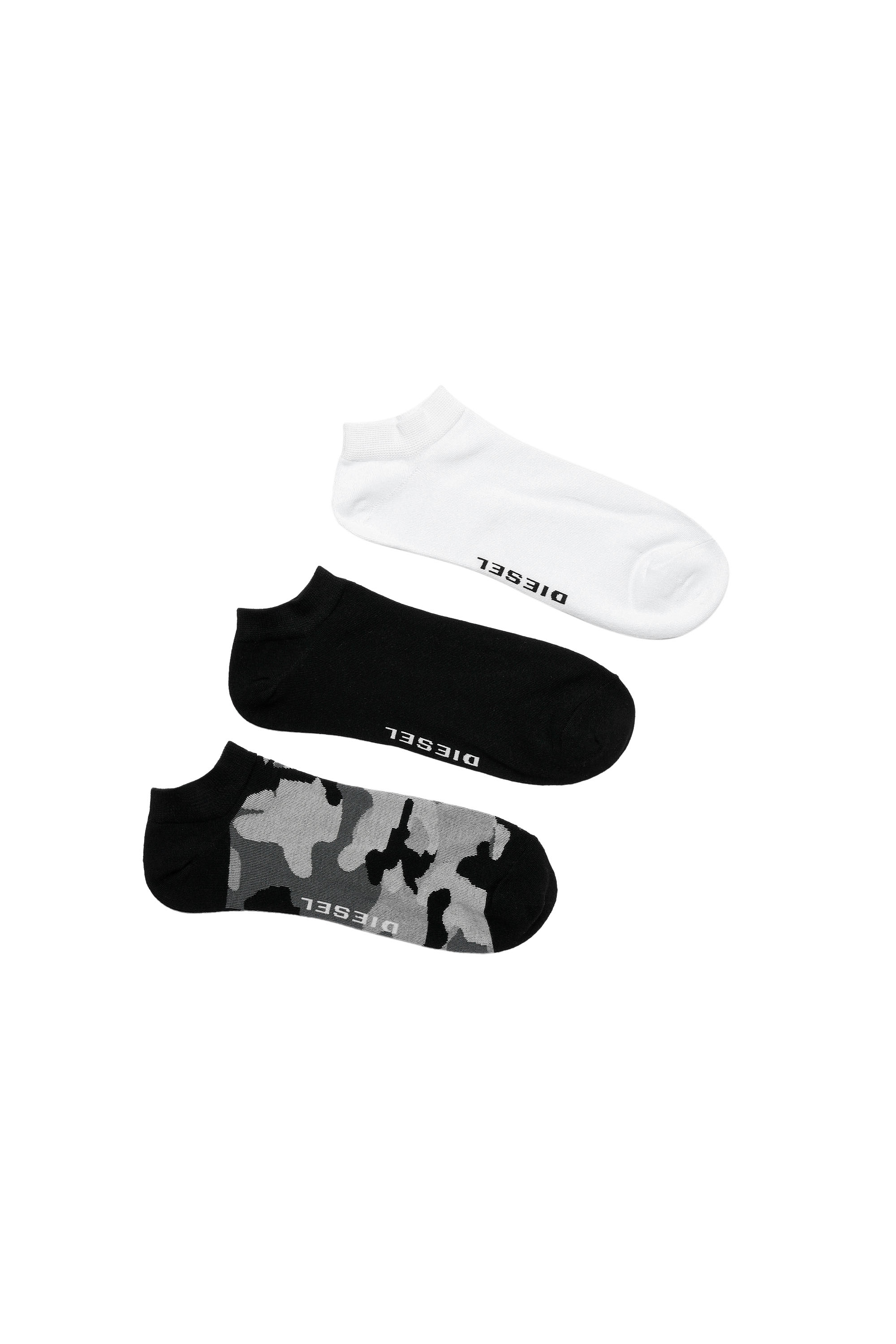 SKM-GOST-THREEPACK, Black/Grey - Socks