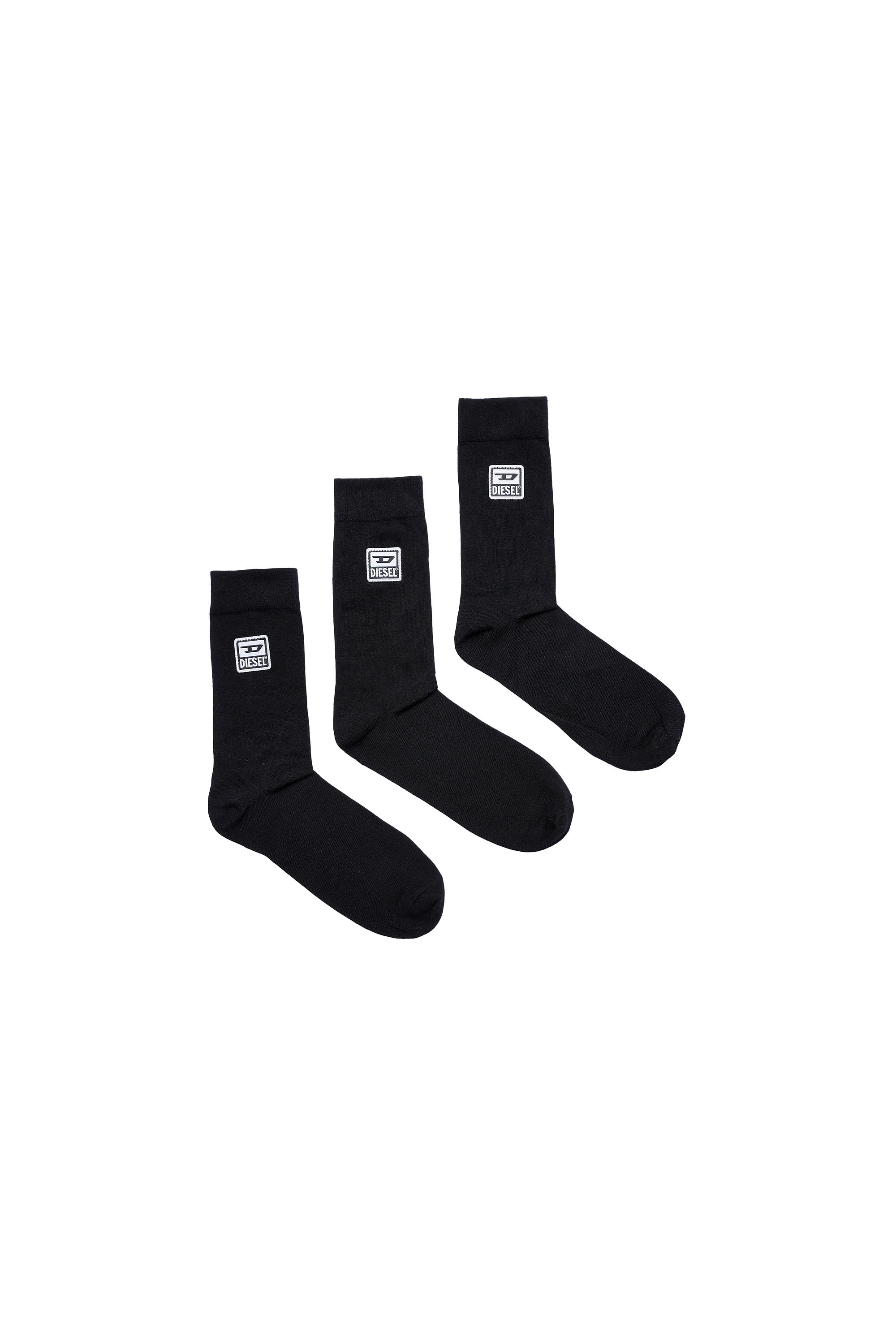 SKM-RAY-THREEPACK, Black - Socks