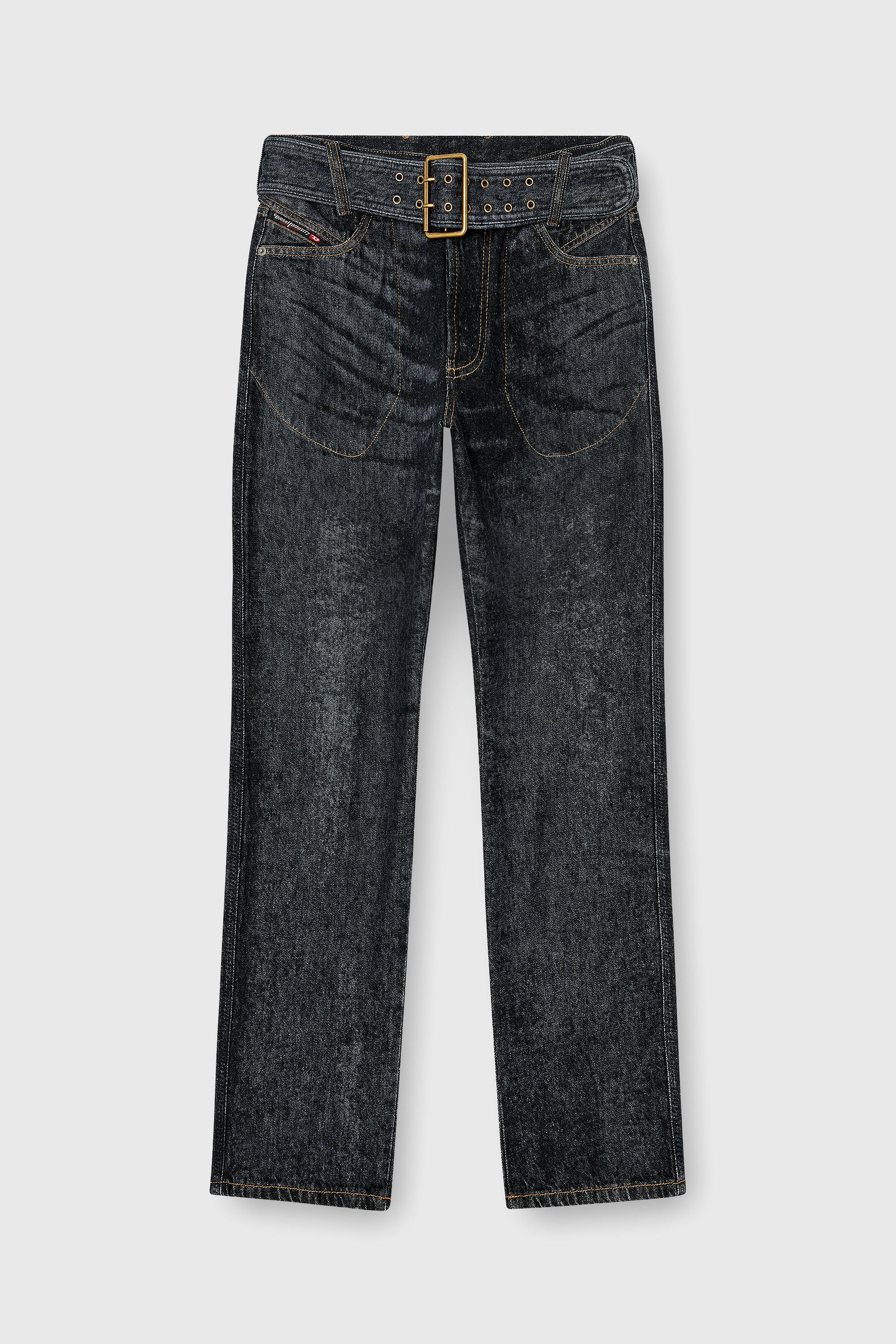 Diesel - Man's Slim Jeans D-Villus 09Q24, Black/Dark grey - 6