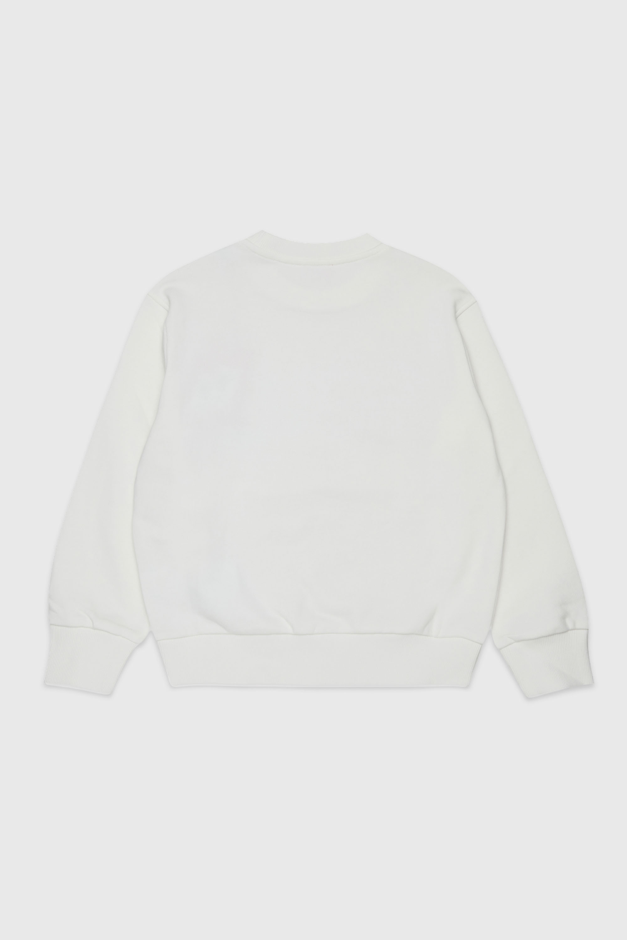 Diesel - SCRAP OVER, Man's Sweatshirt with Oval D graphic print in White - 2