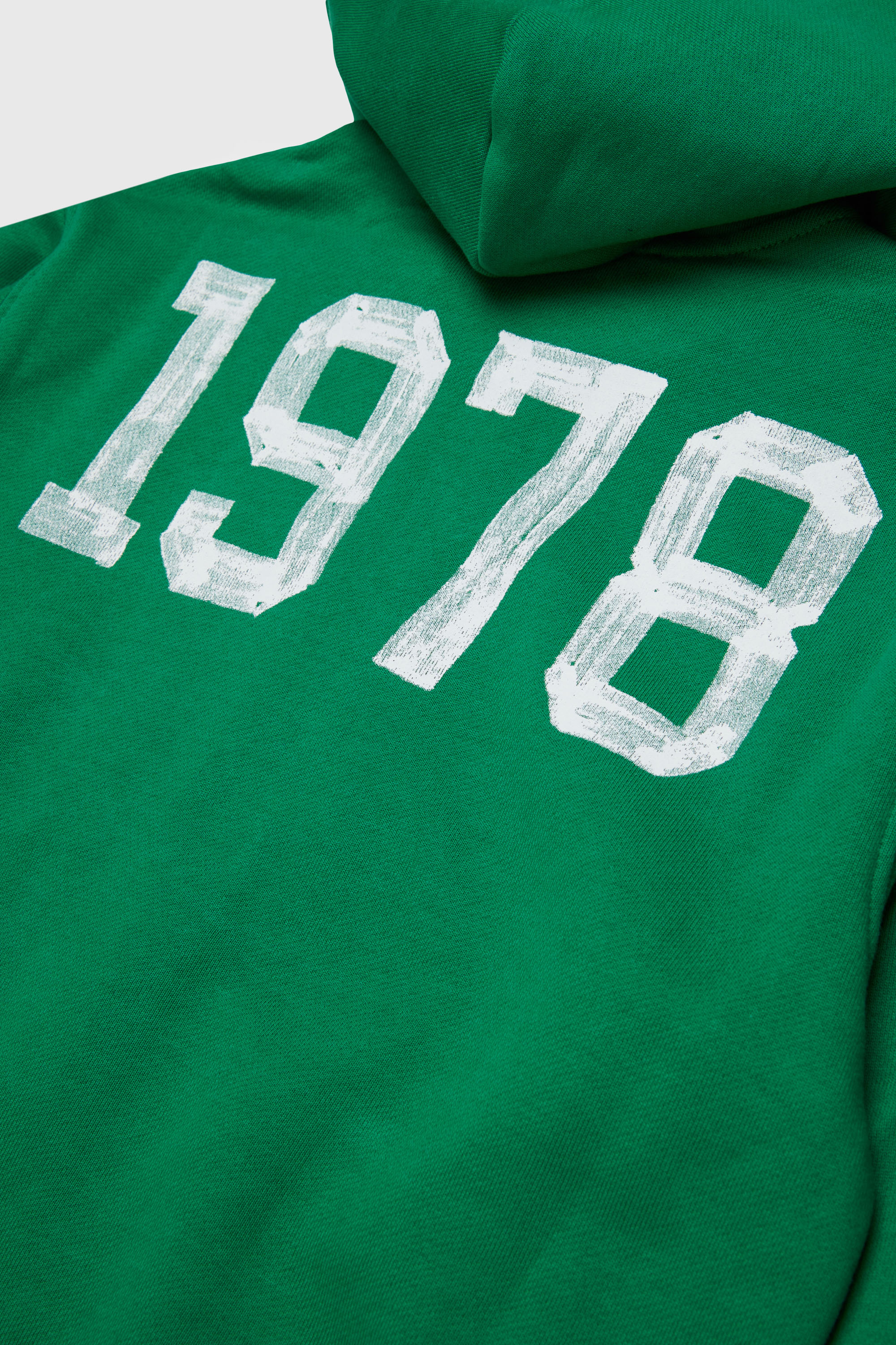 Diesel - SBANDHOOD OVER, Man's Zip-up hoodie with paint-effect logo prints in Green - 4