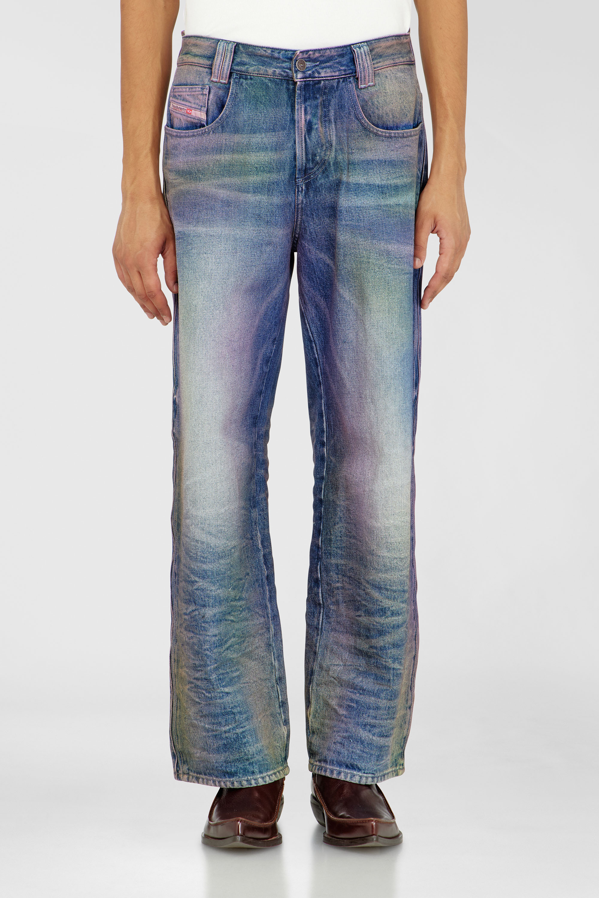 Diesel - Unisex's Relaxed Jeans 1982 D-Hakou 007FW, Medium blue - 4