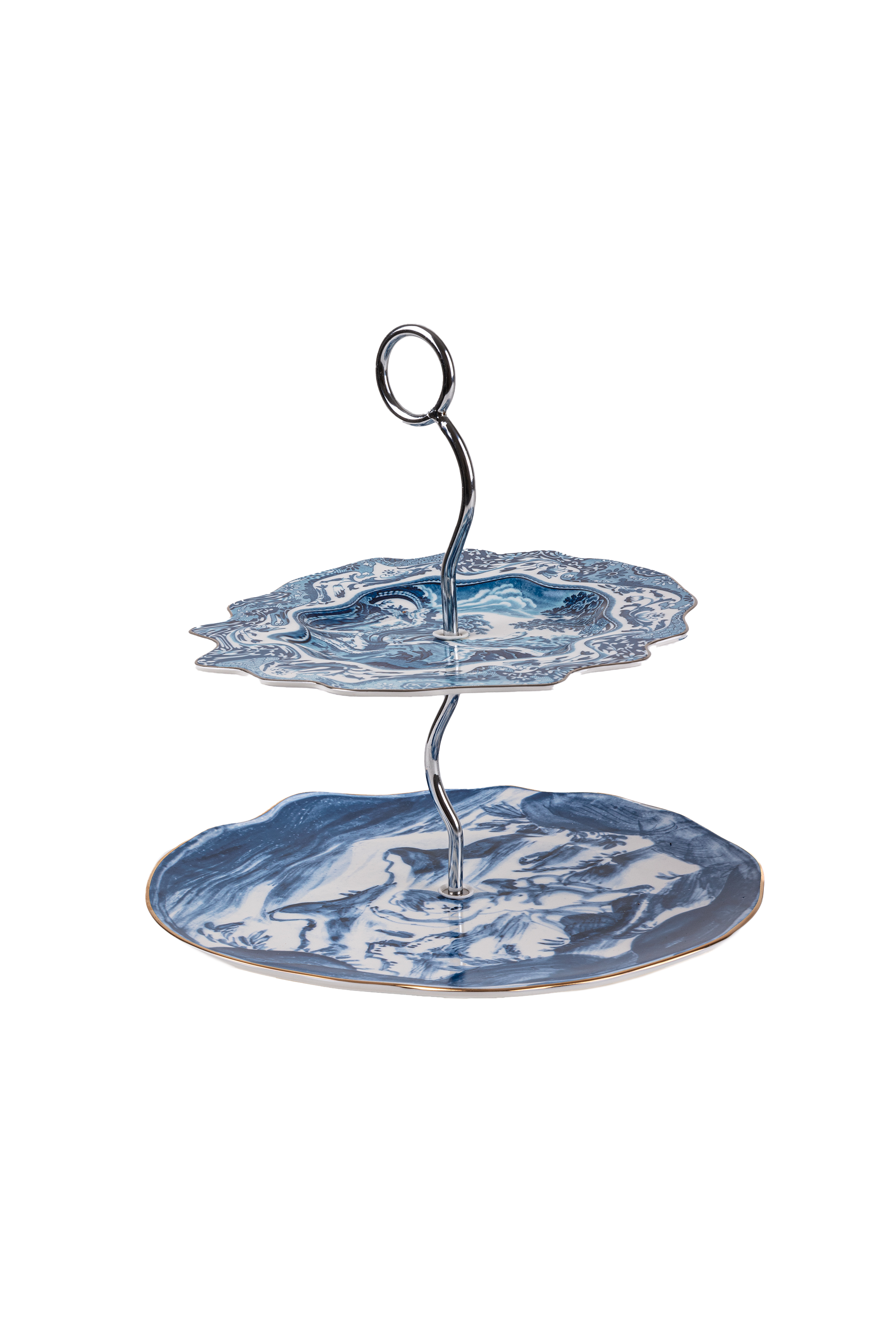 Diesel - 11278 CAKE STAND ACID TEA, Unisex's Cake stand in White/Blue - 2