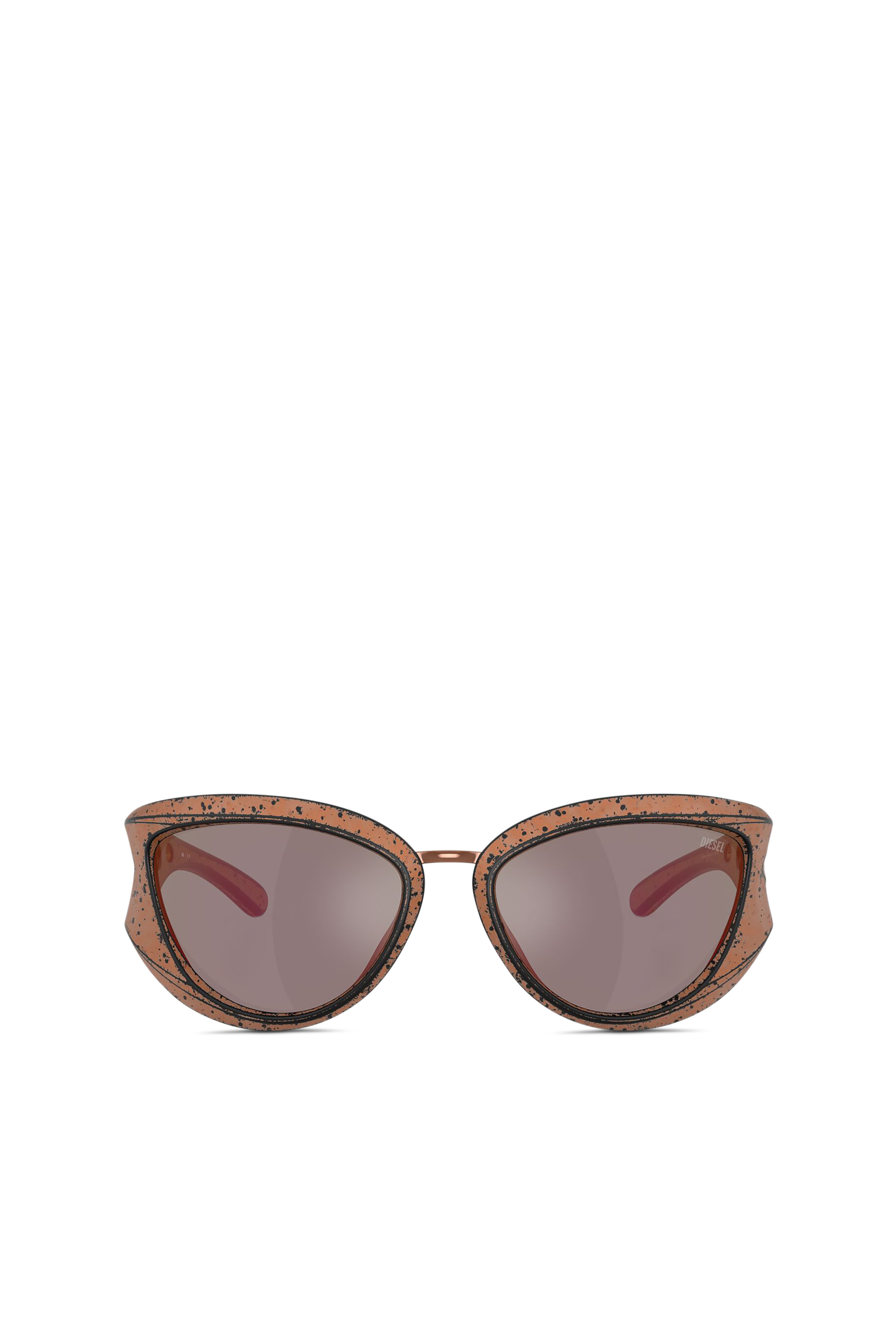 Diesel - 0DL3007U, Unisex's Cat-eye style sunglasses in Bronze - 1