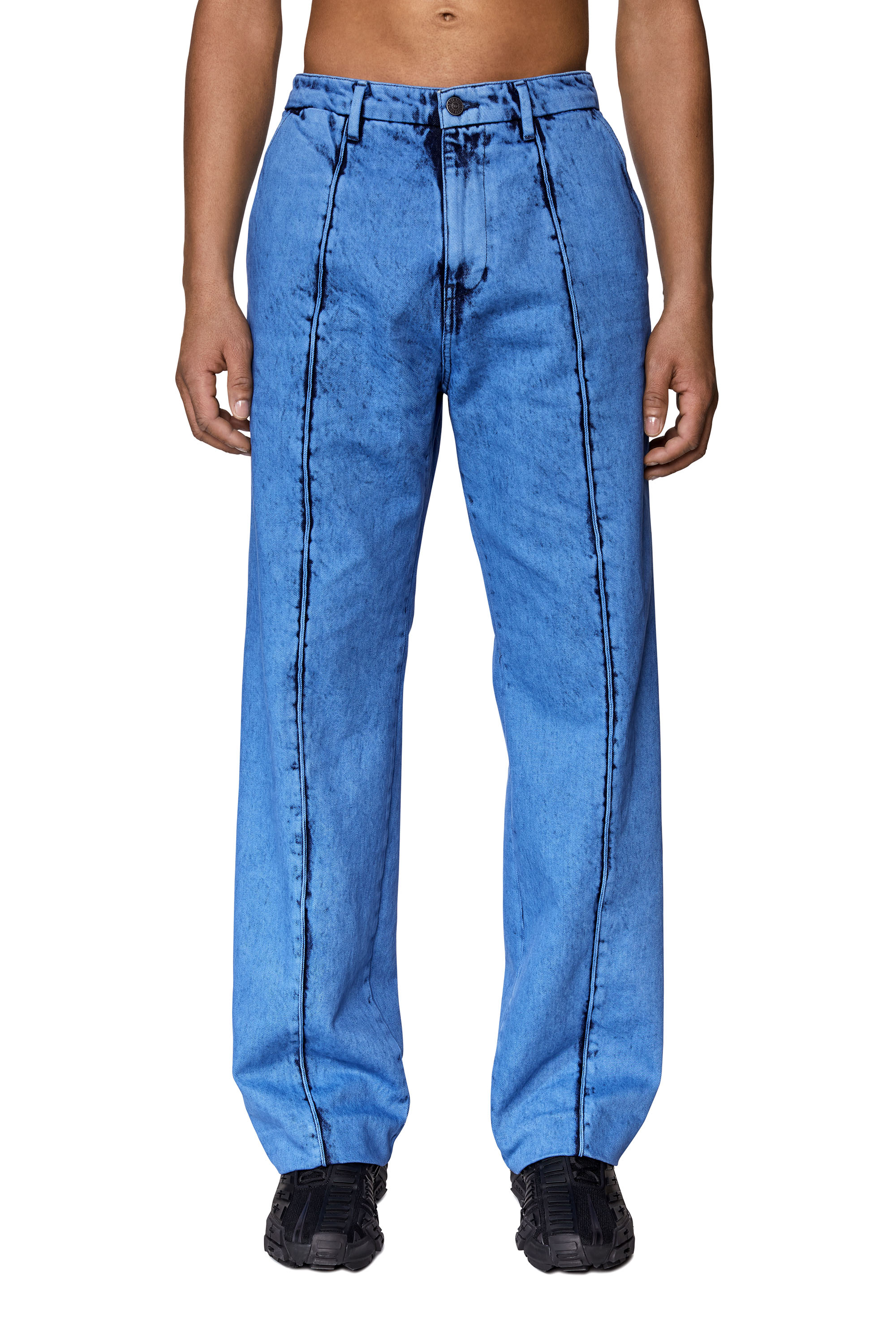 Diesel - D-Chino-Work 0EIAN Straight Jeans, Blue - Image 2