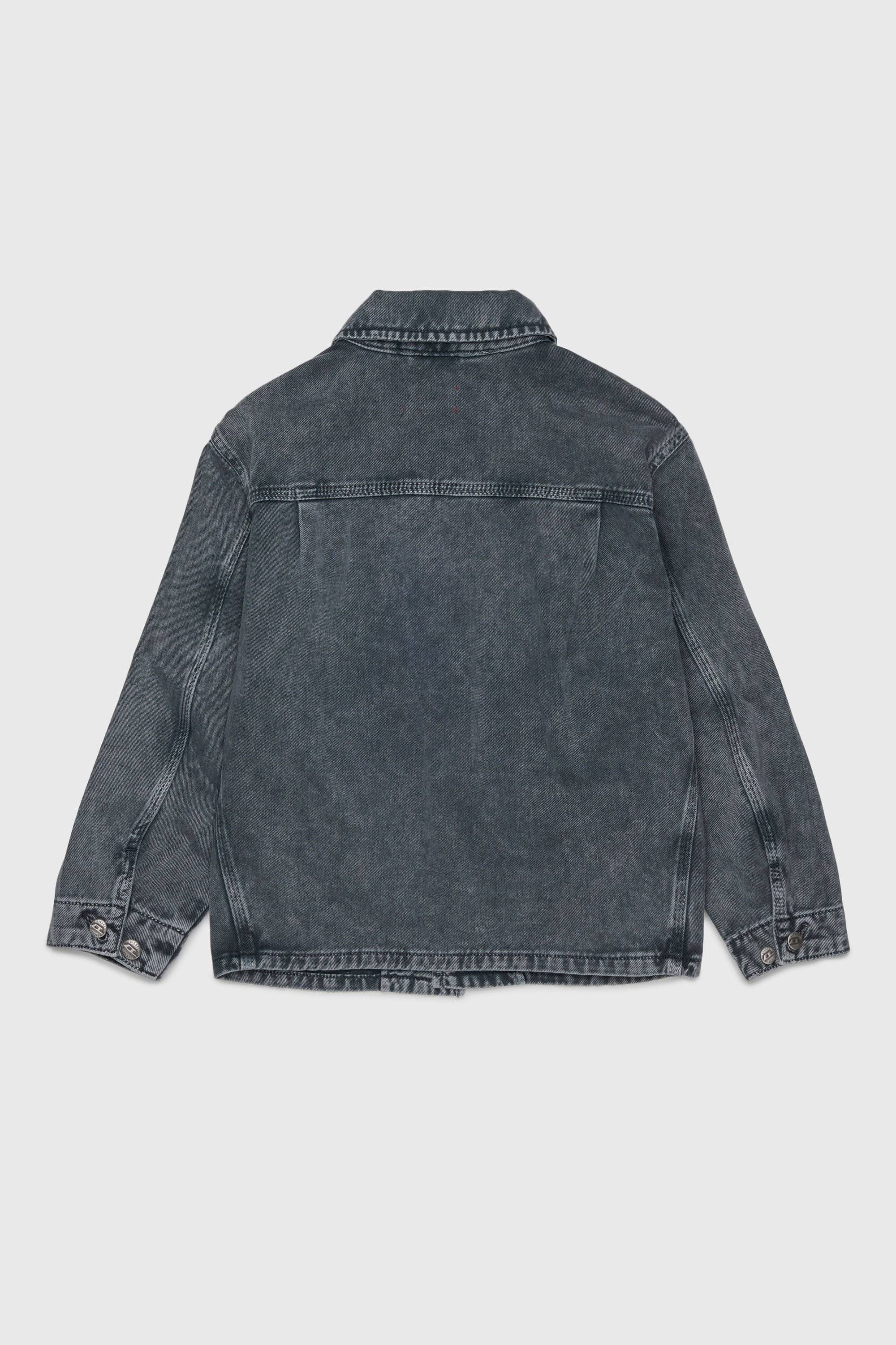 Diesel - JSTACK, Man's Workwear-style shirt jacket in Dark grey - 2