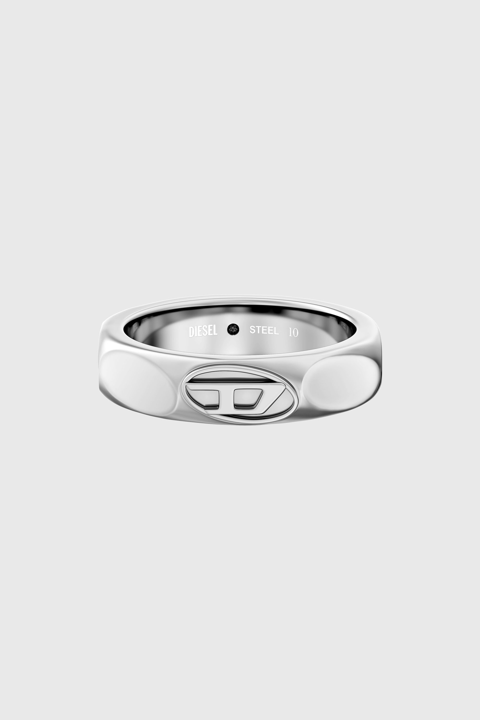 Diesel - DX1693040 JEWELLERY, Unisex's Stainless steel band ring in Silver - 3
