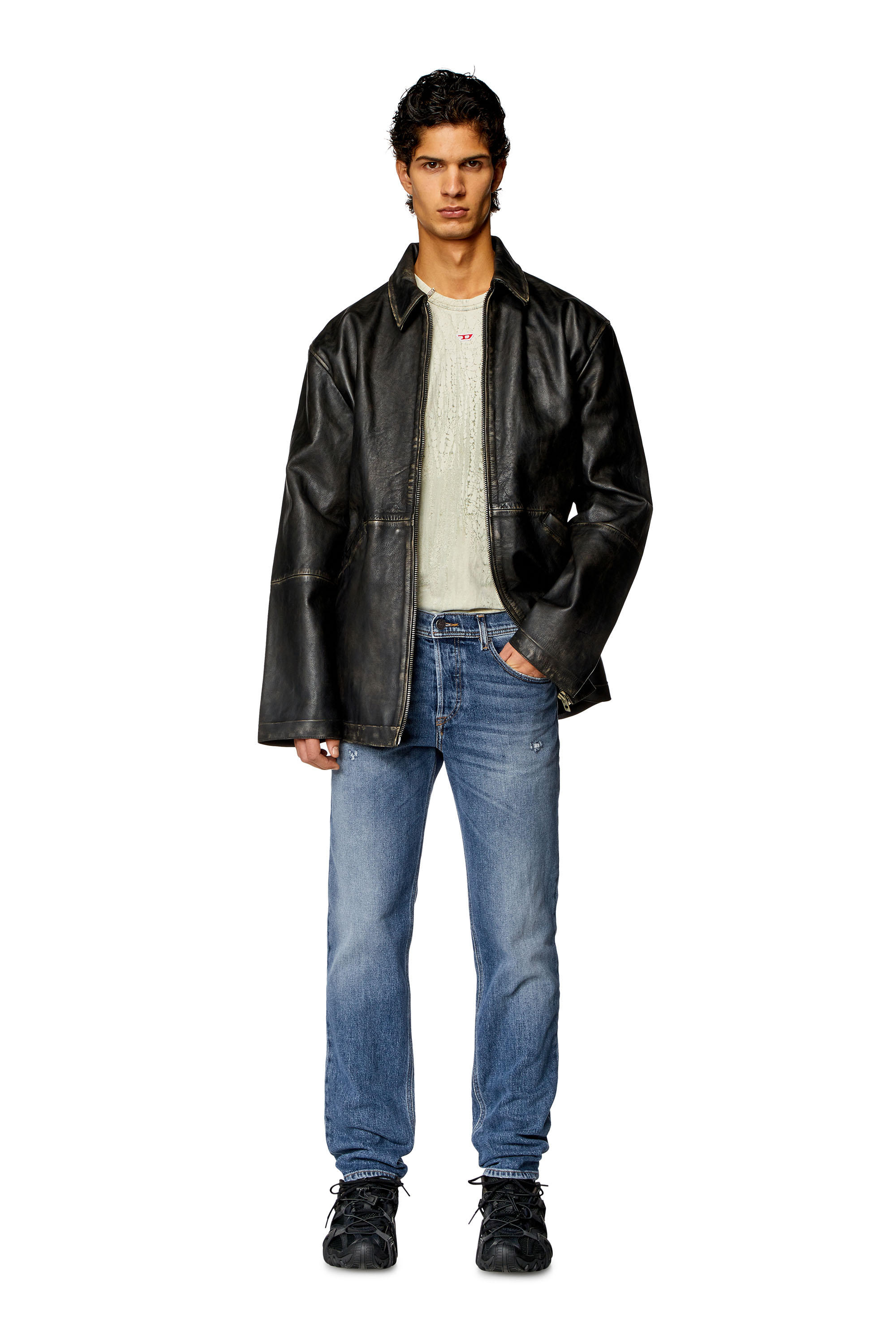 Diesel - Tapered Jeans 2023 D-Finitive 09I16, Medium blue - Image 1