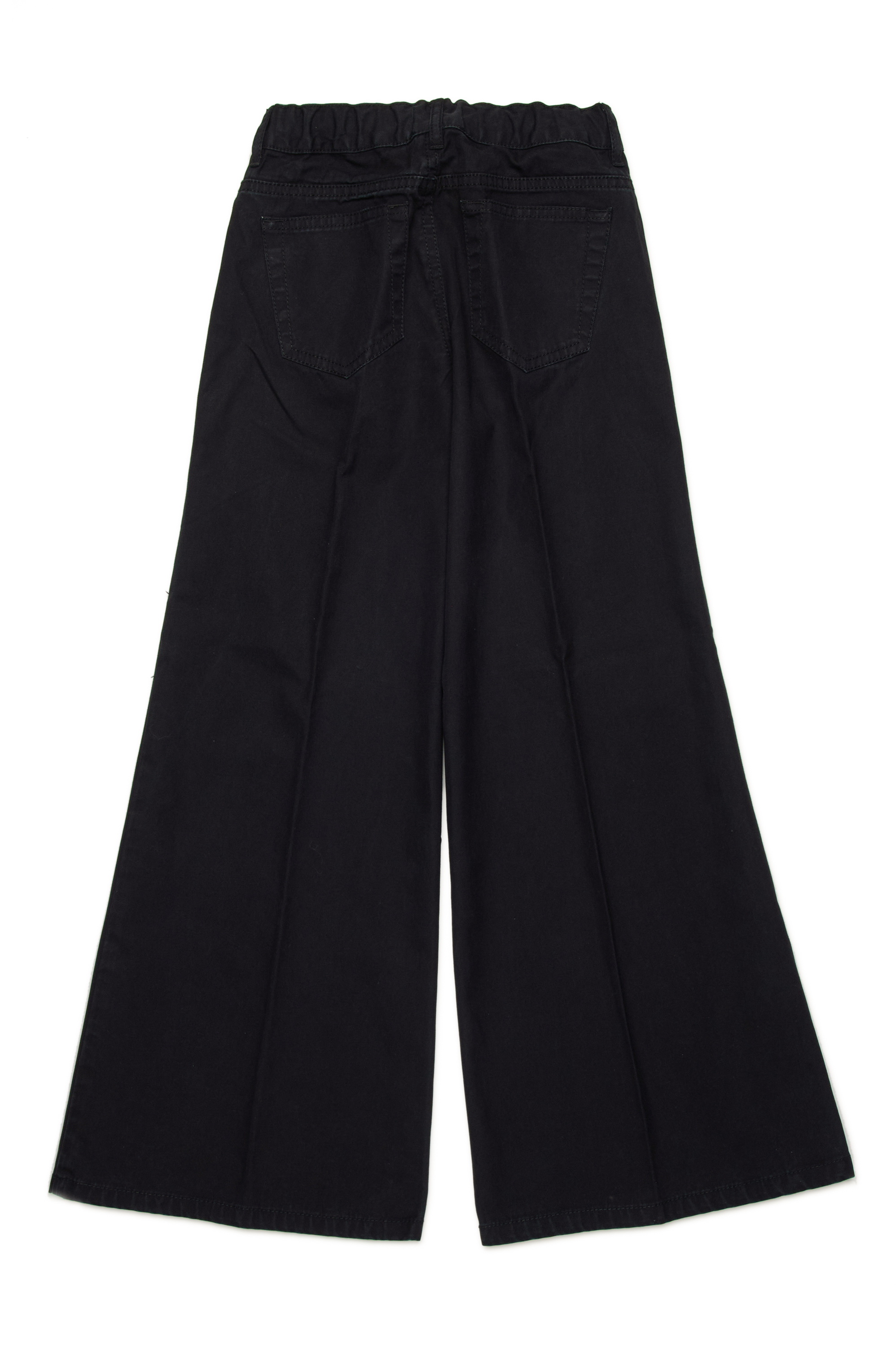 Diesel - POLAX, Woman's Flared trousers with Oval D in Black - 2