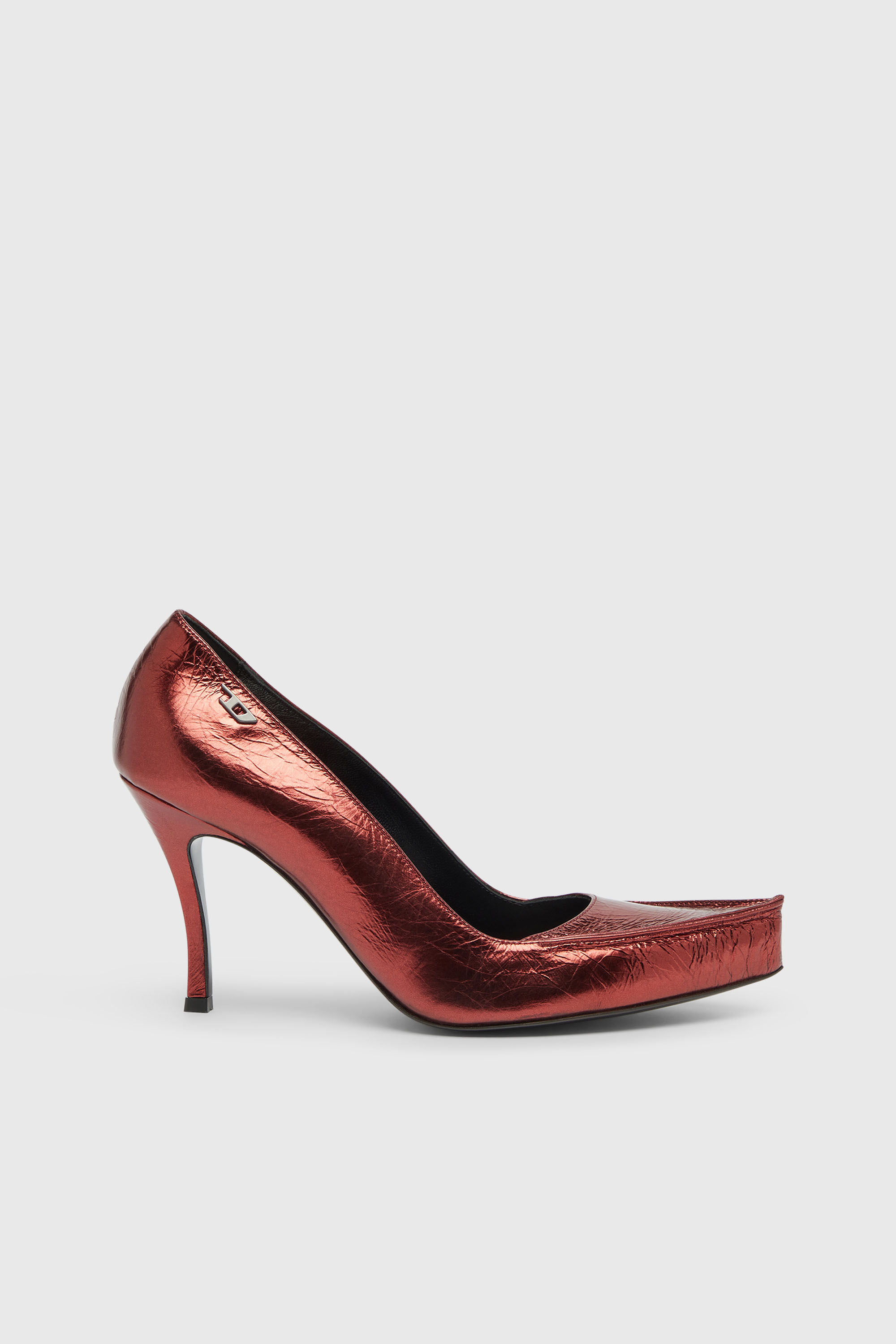 Diesel - D-LUCETTE-90-PUMP D, Woman's D-Lucette-Pumps in mirror leather in null - 1
