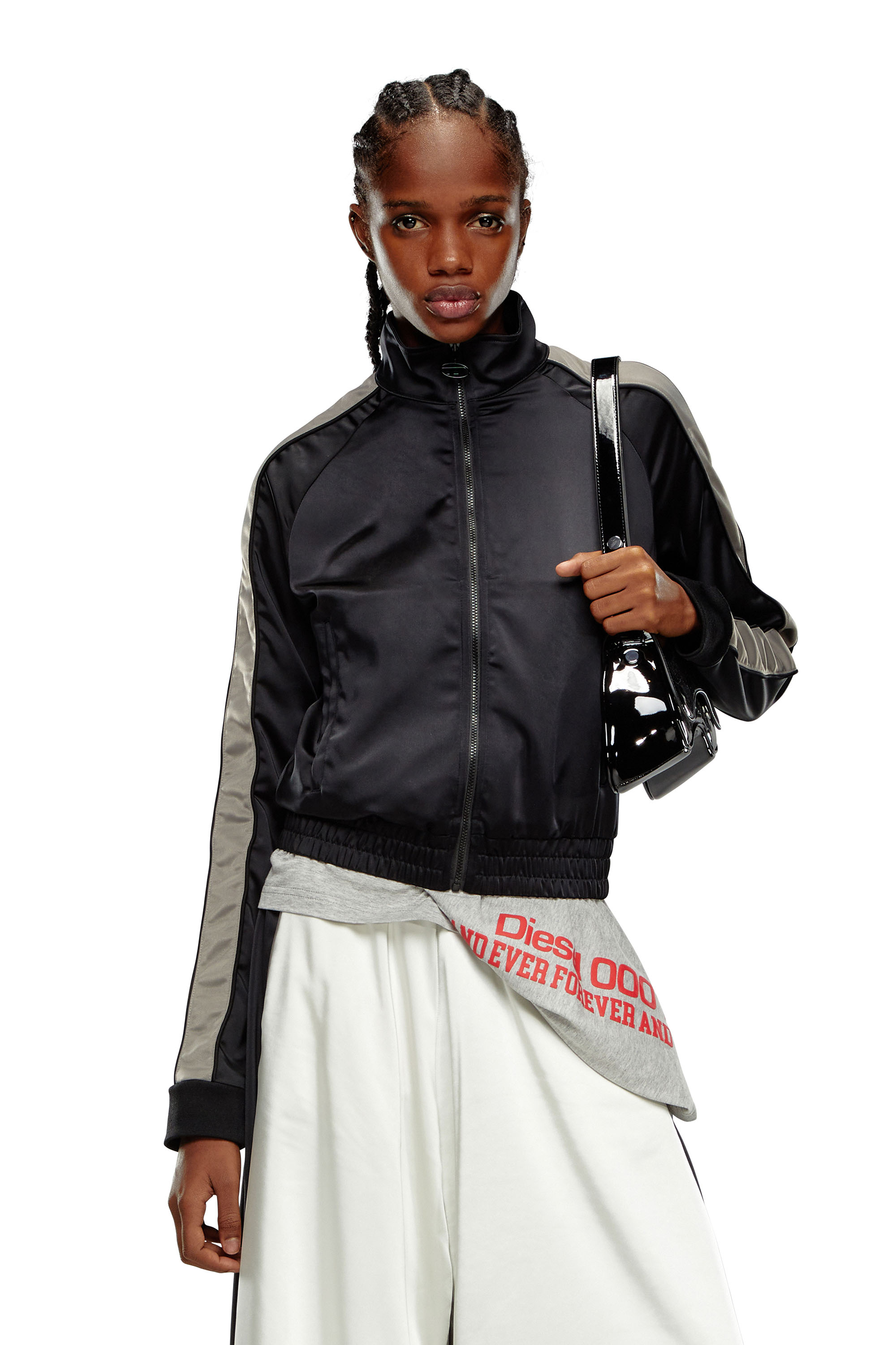 Women's Jackets: Cropped, Nylon, Satin, Denim, Leather | Diesel®