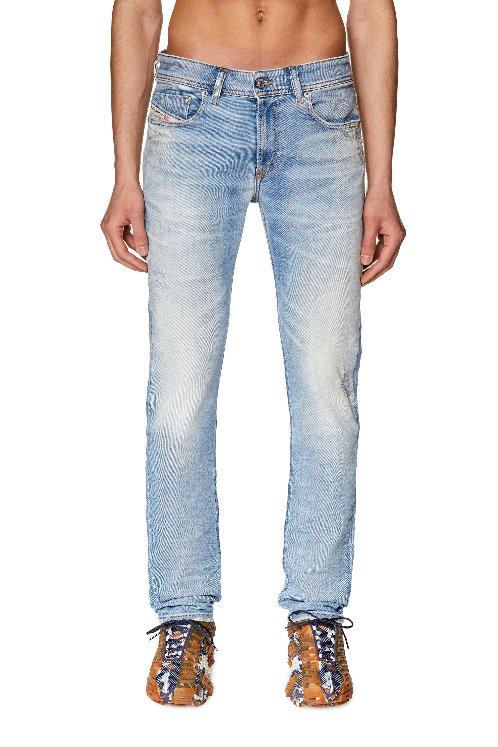 Diesel - Skinny Jeans 1979 Sleenker 09G39, Light Blue - Image 2