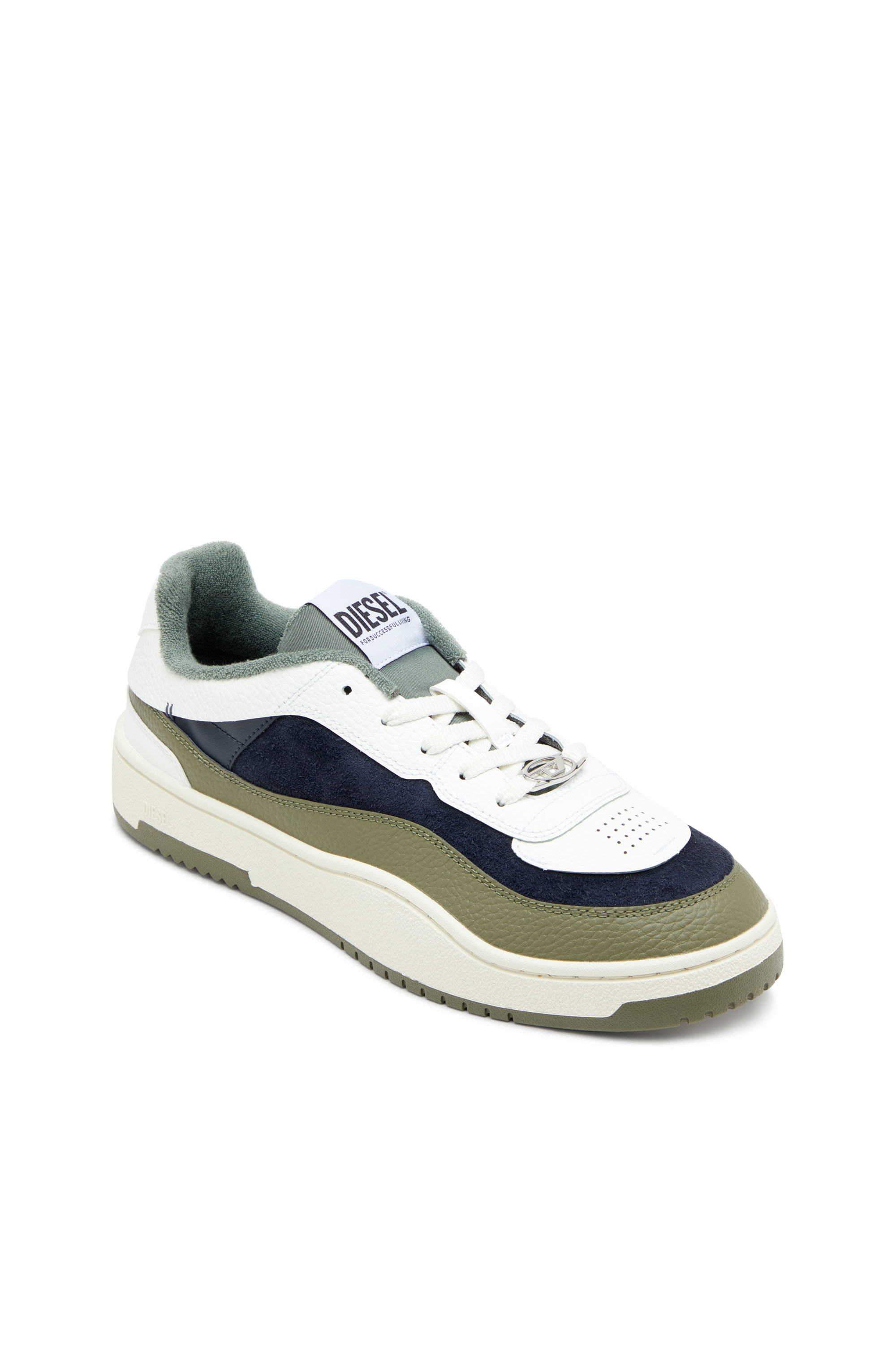 S-OVAL SKATE LOW, White/Green S-OVAL SKATE LOW, White/Green