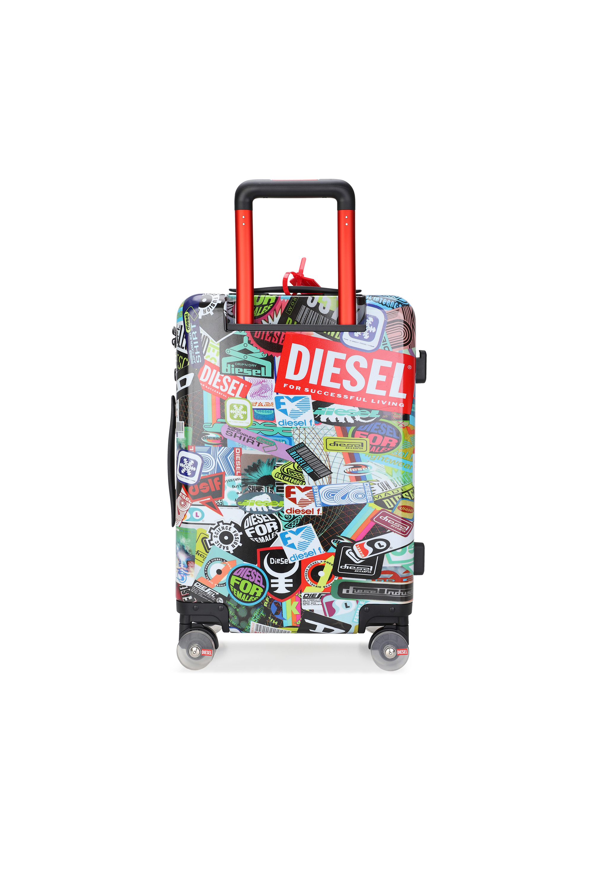 Diesel - DIESEL PC PRINTED TROLLEY-STICKERS- DSL0, Unisex's Sticker style suitcase size S in Multicolor - 3