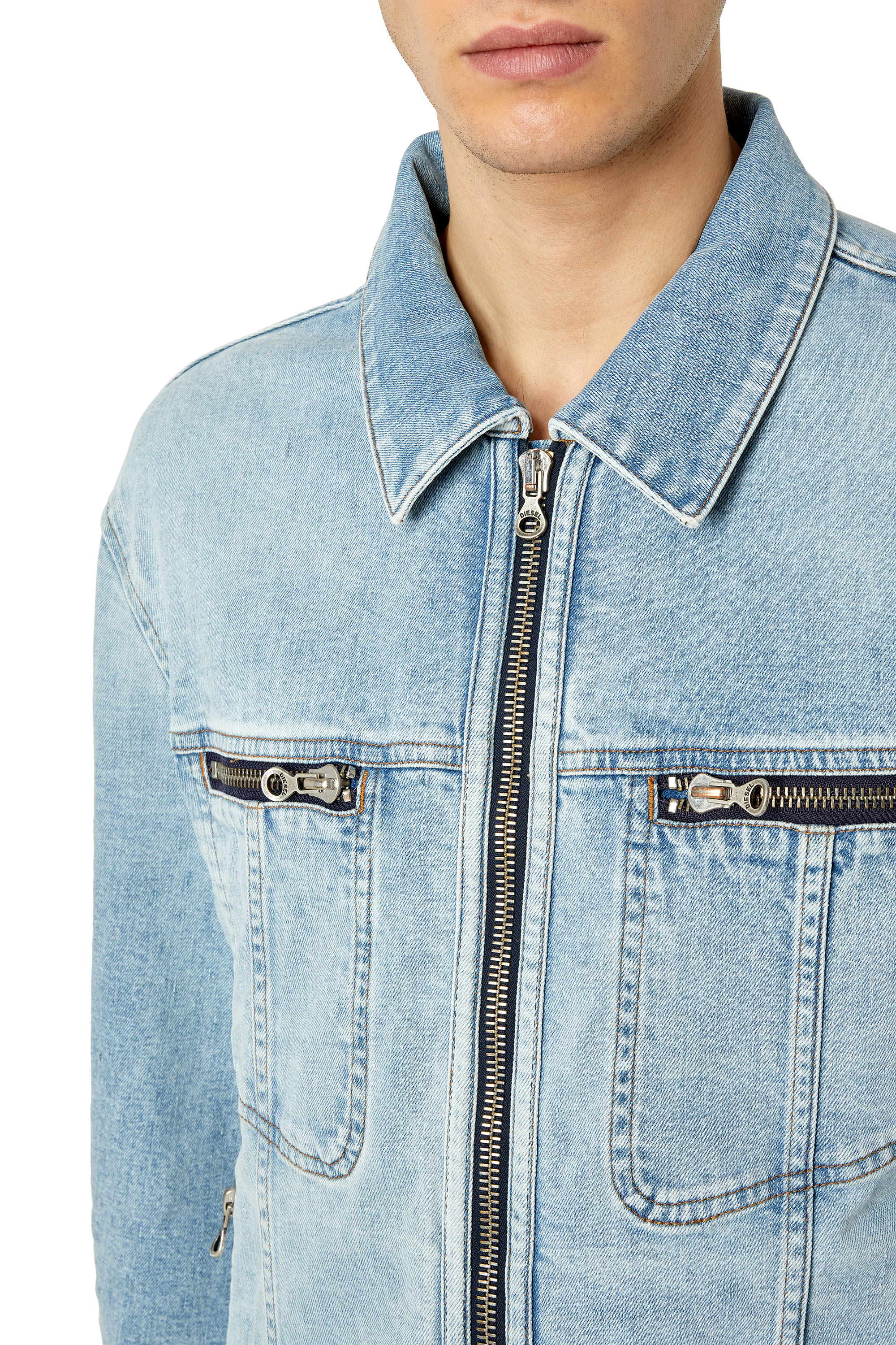 Diesel - D-BARCY-RE, Light Blue - Image 4