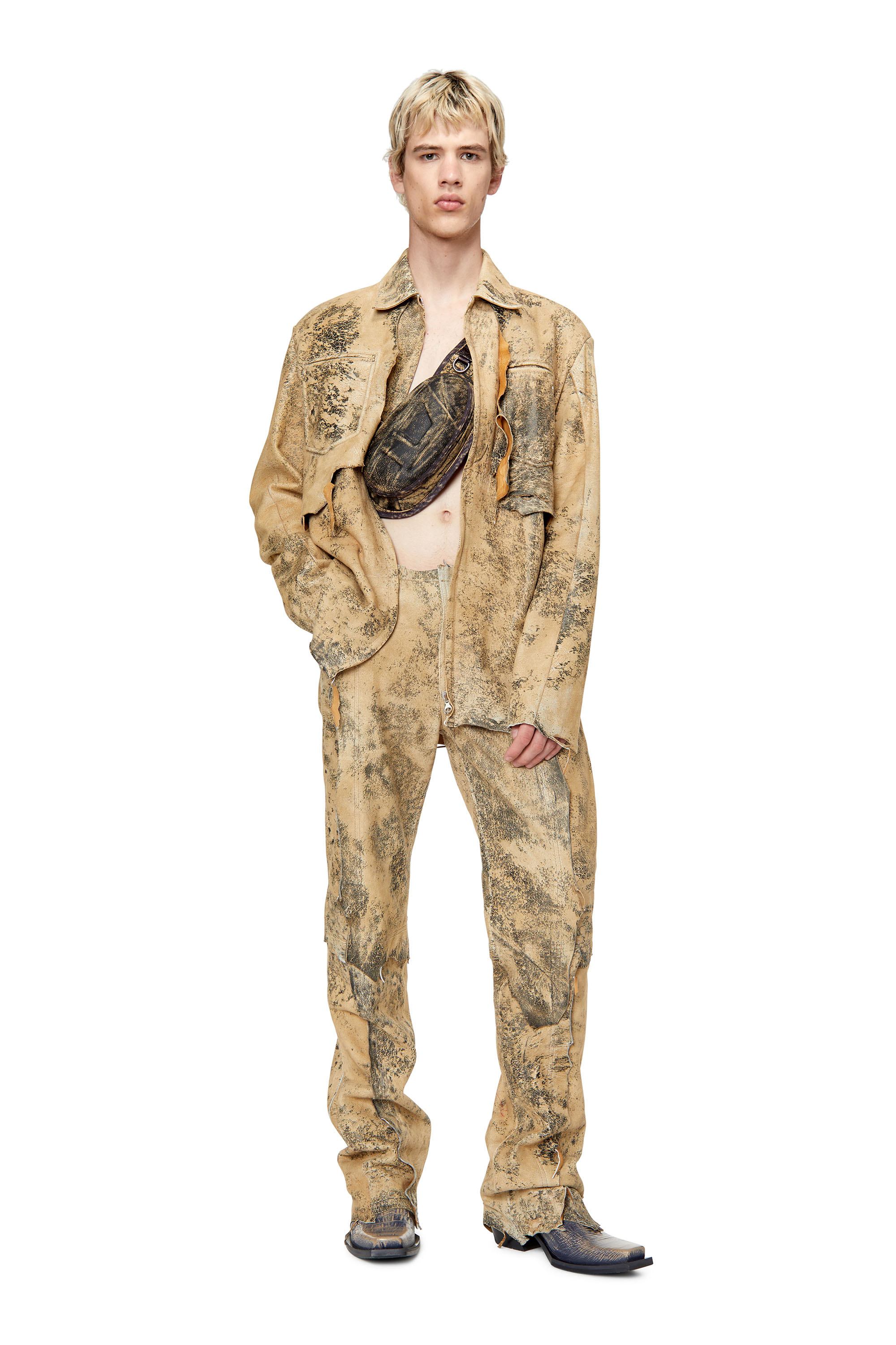 Diesel - L-SAVAGE, Beige/Black - Image 5