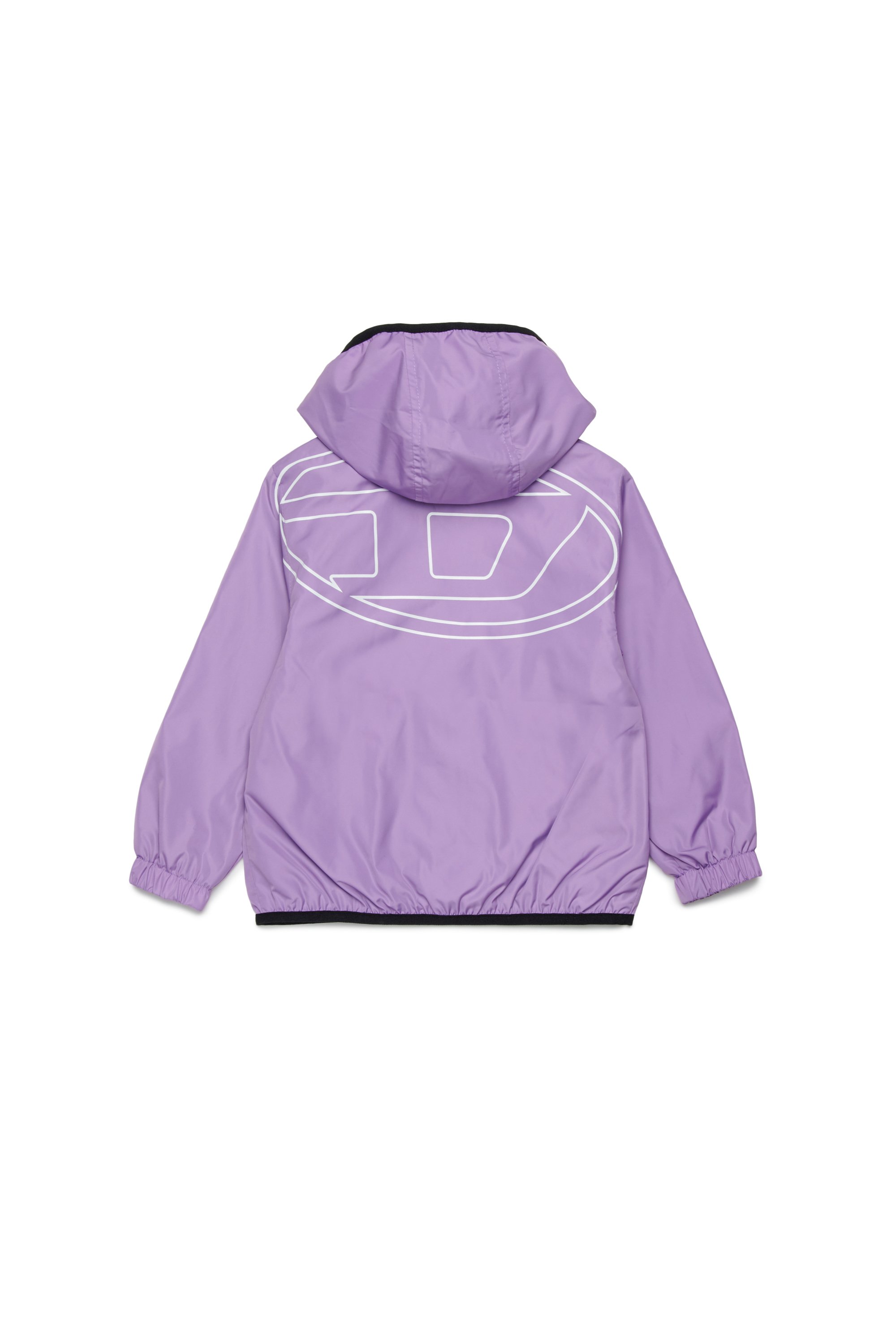 Diesel - JFLOGB, Unisex's Hooded jacket with mega Oval D print in Lilac - 2