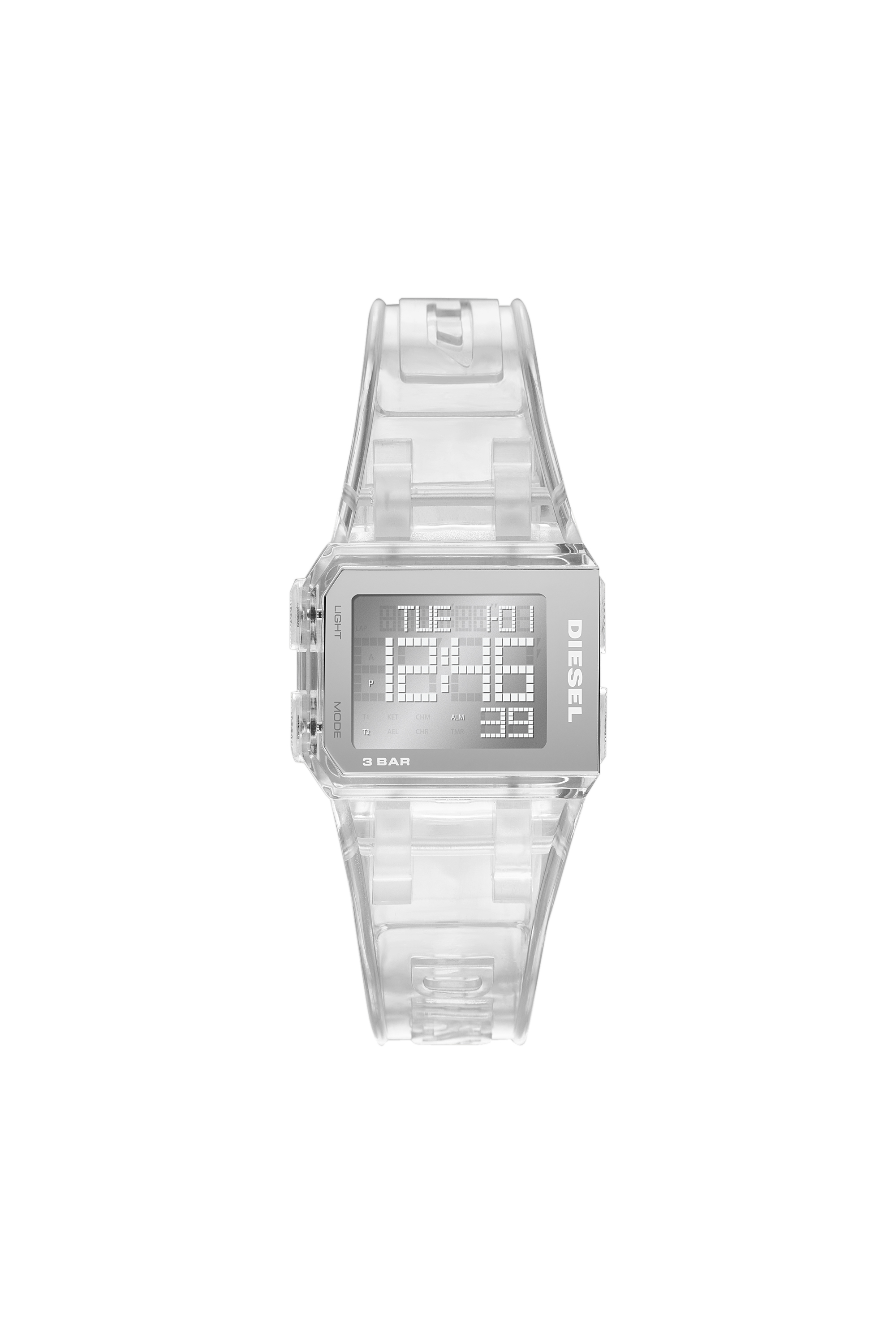 diesel transparent watch