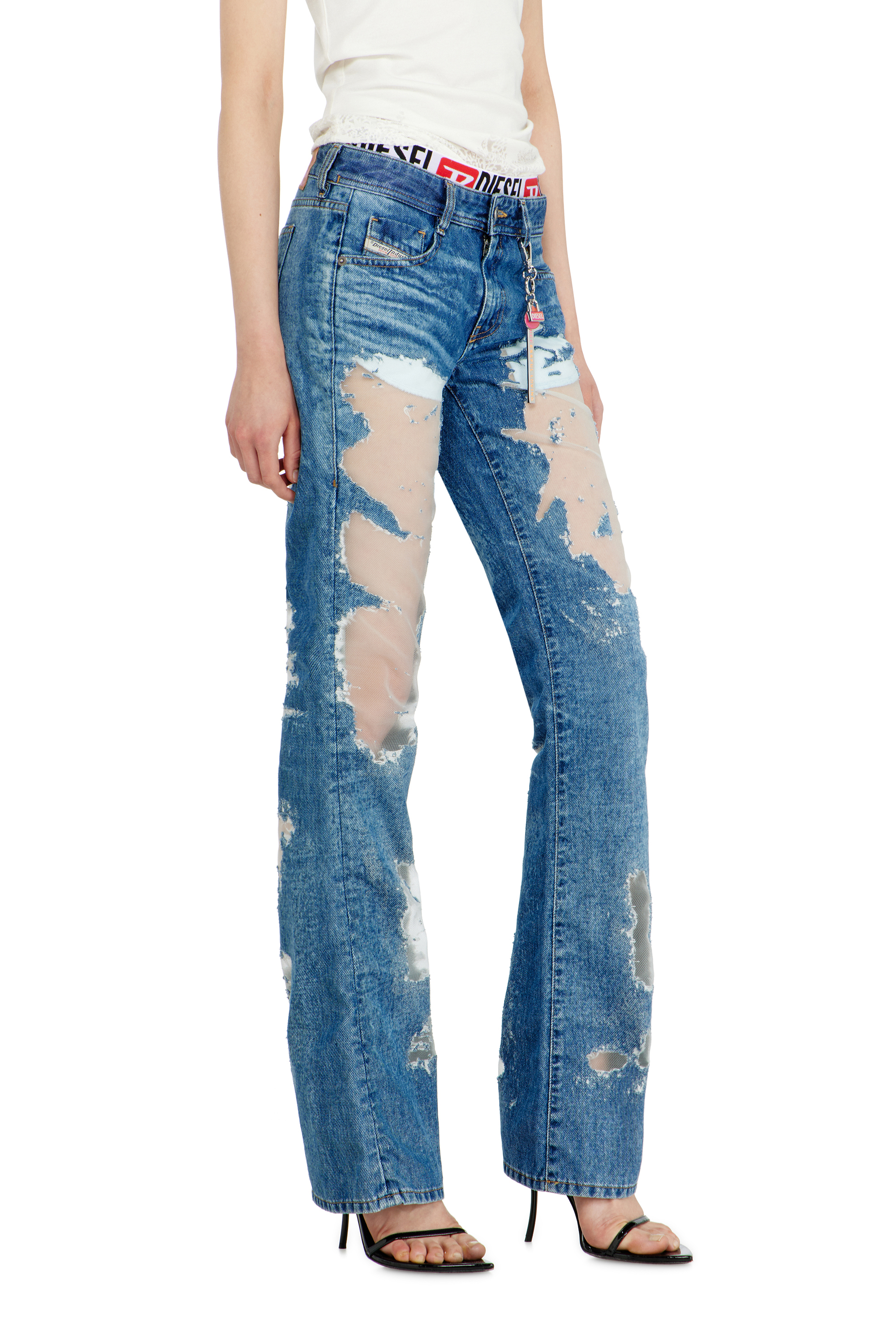 Diesel - Woman's Bootcut Jeans 1969 D-Ebbey 068ZH, Medium blue - 5