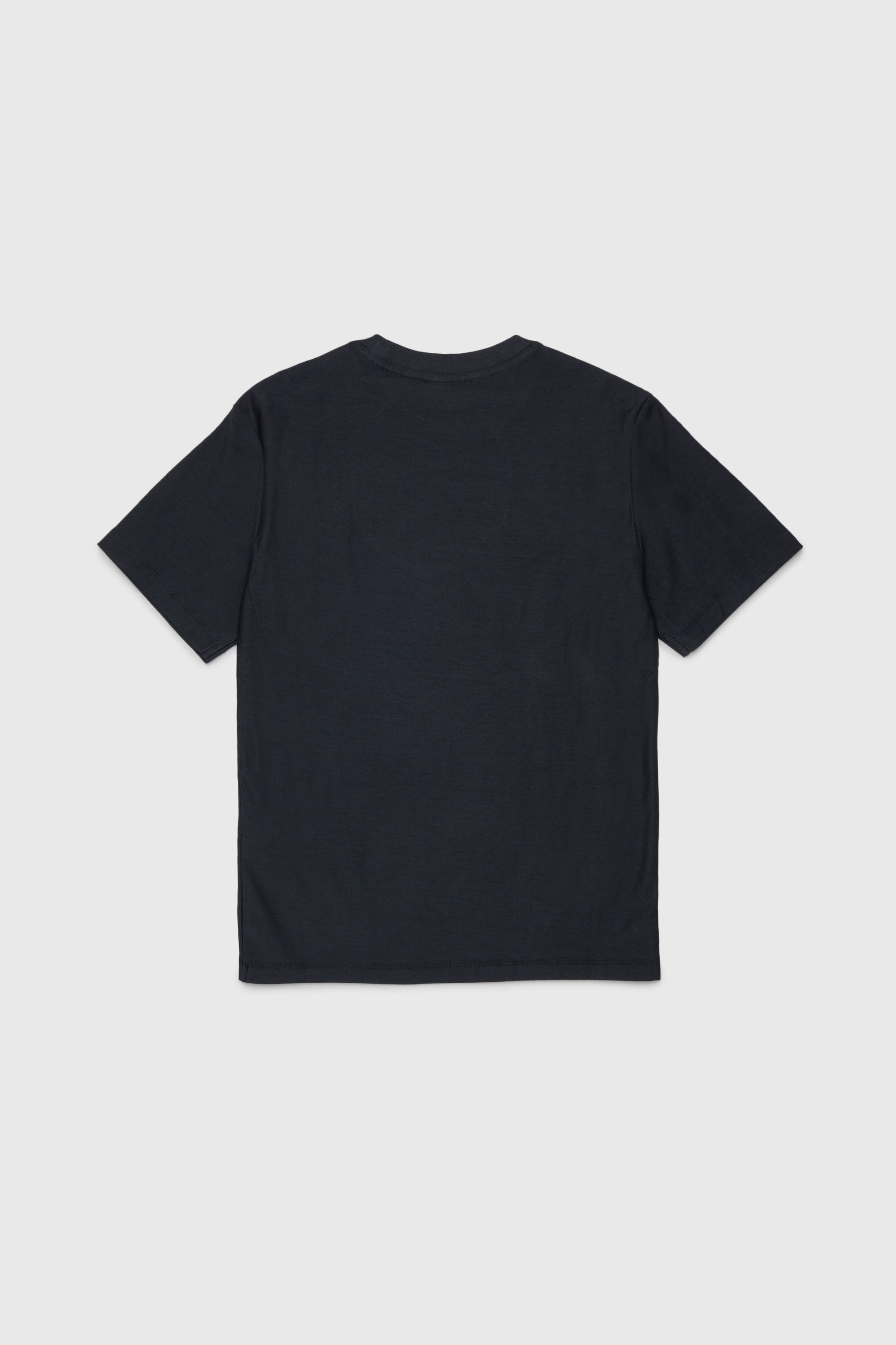 Diesel - TFRIT OVER, Man's T-shirt with Oval D logo and streaky effect in Black - 2