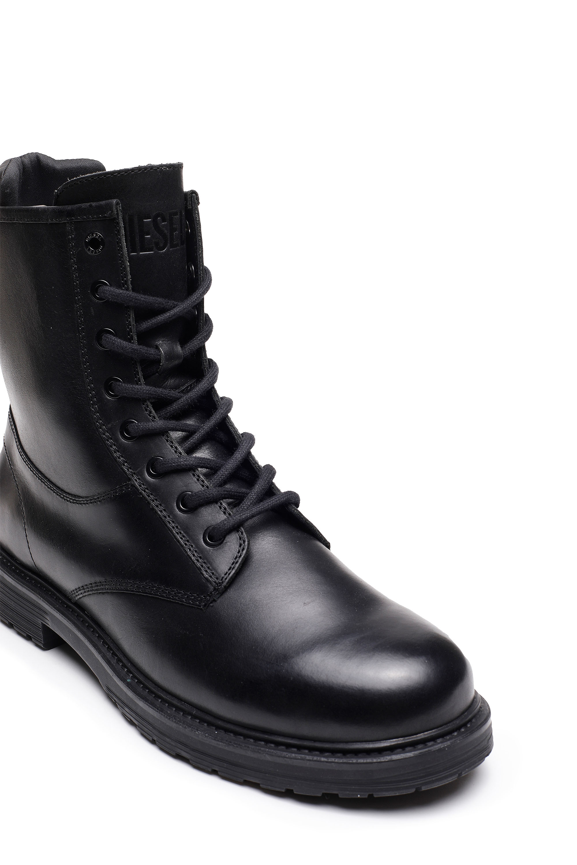 diesel leather boots