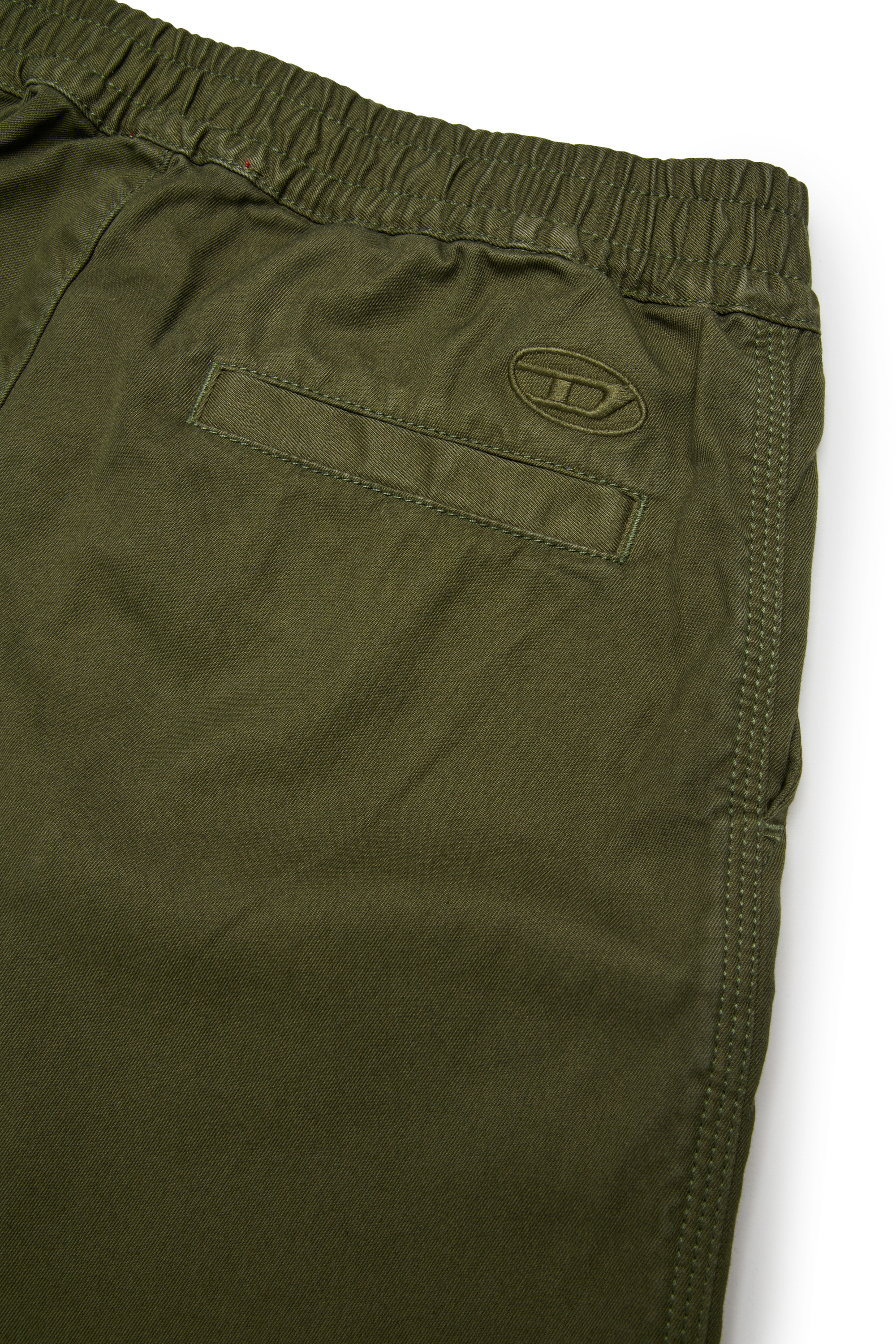 Diesel - PDANZEL, Unisex's Cotton cargo pants with multiple pockets in Green - 4