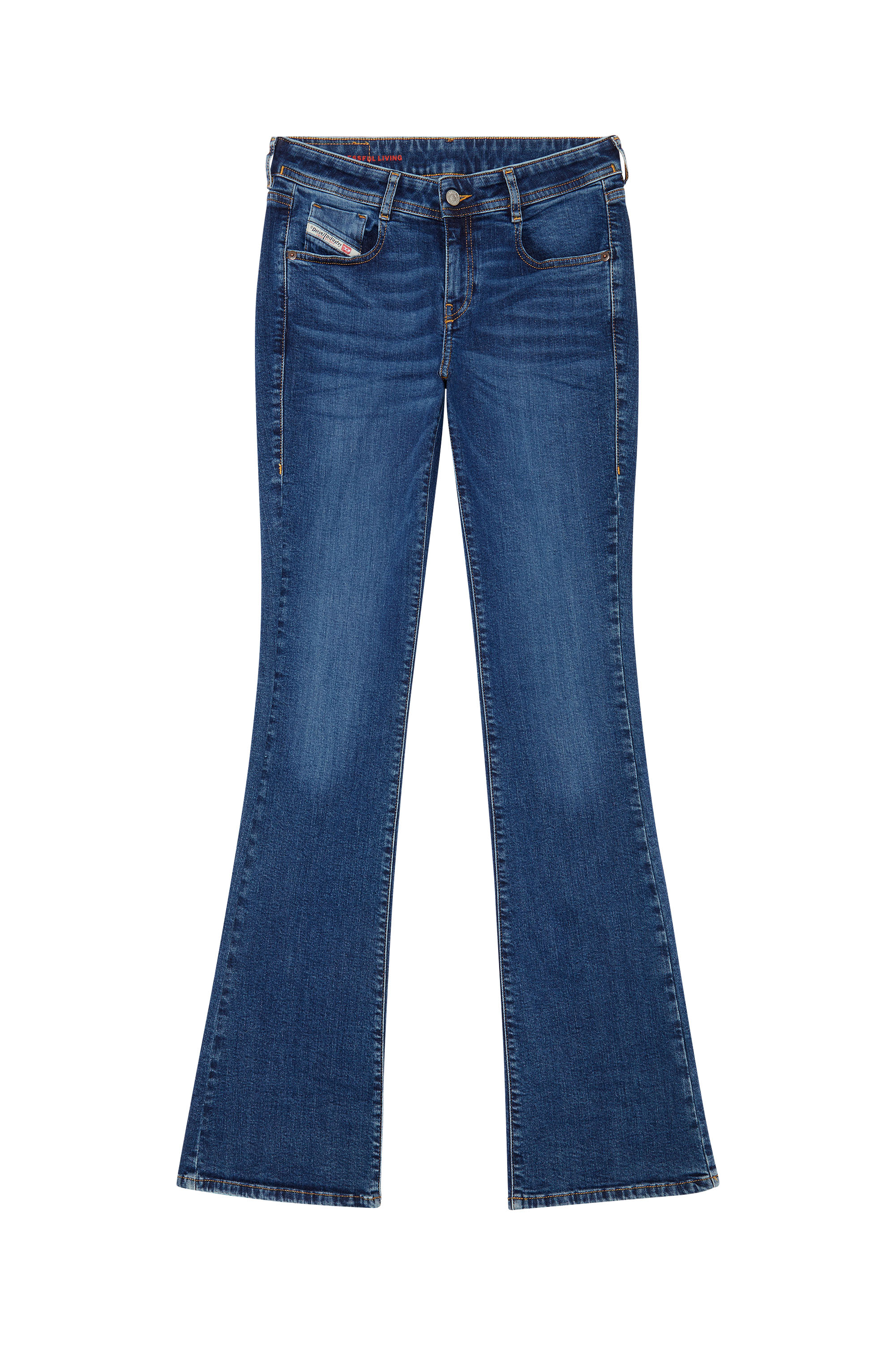 Diesel - 1969 D-EBBEY 0EIAF Bootcut and Flare Jeans, Medium blue - Image 6