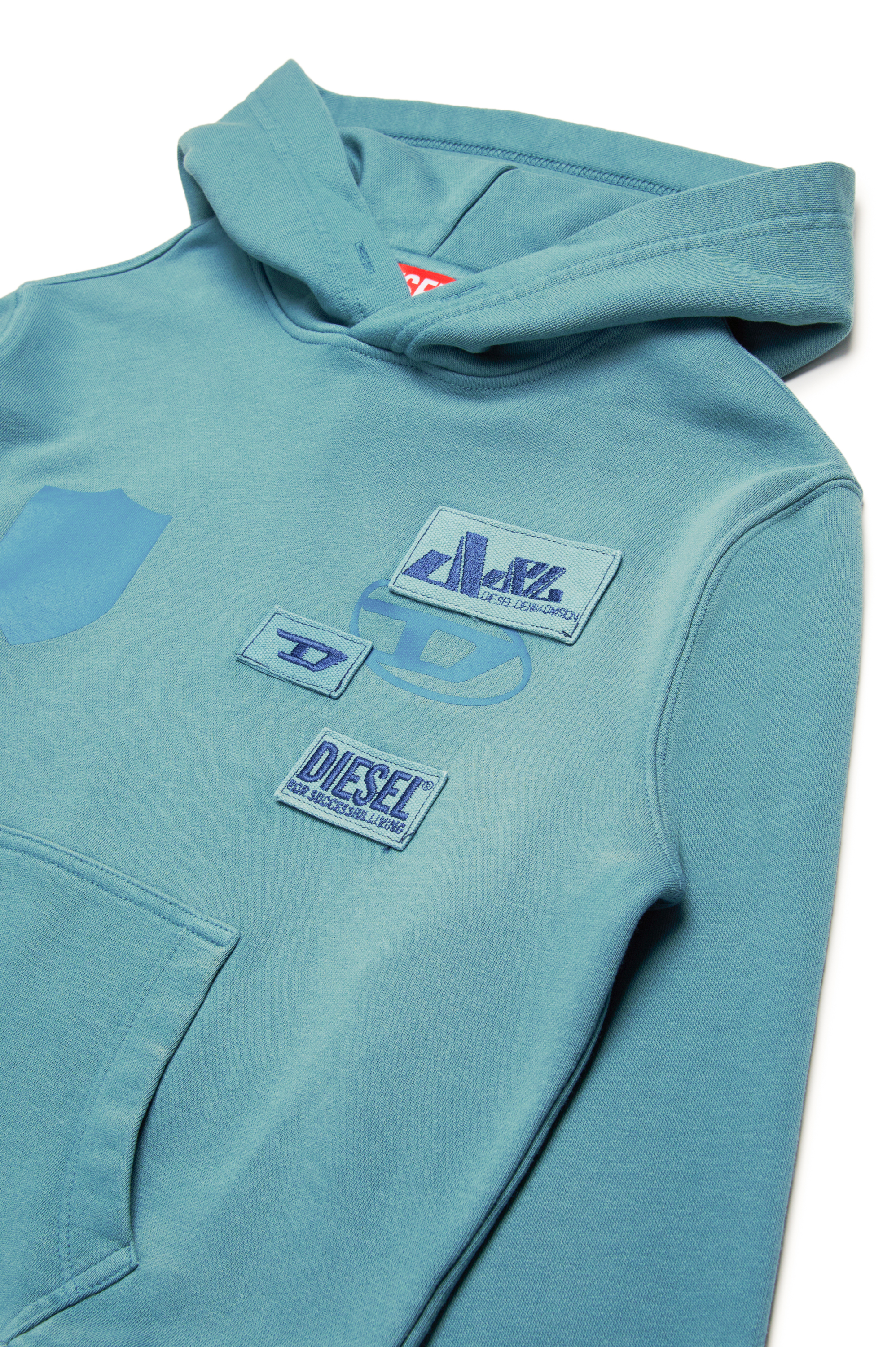 Diesel - SMACCYHOOD OVER, Light Blue - Image 3