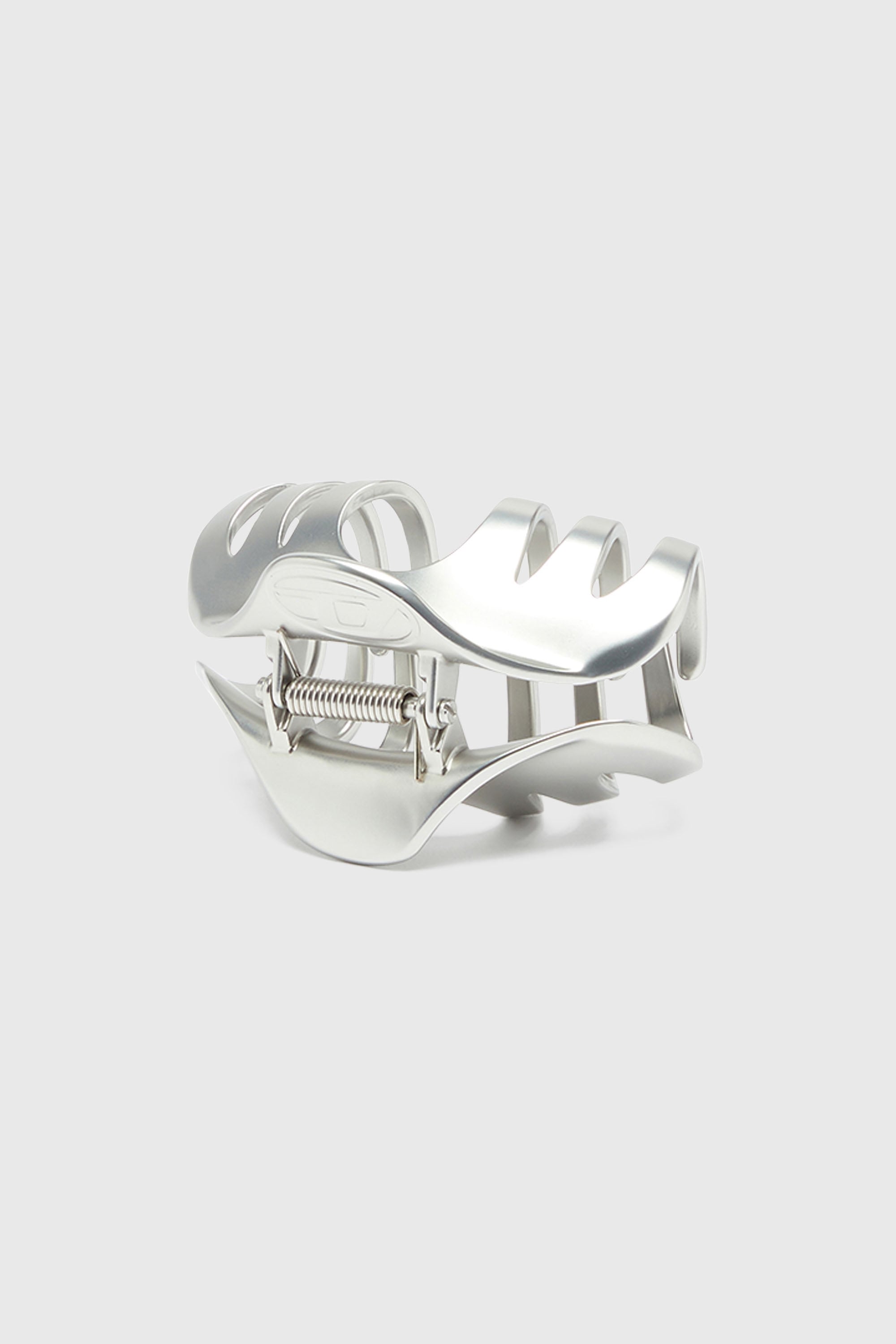 Diesel - TALON CLIP II, Woman's Metal claw hair clip in Silver - 1