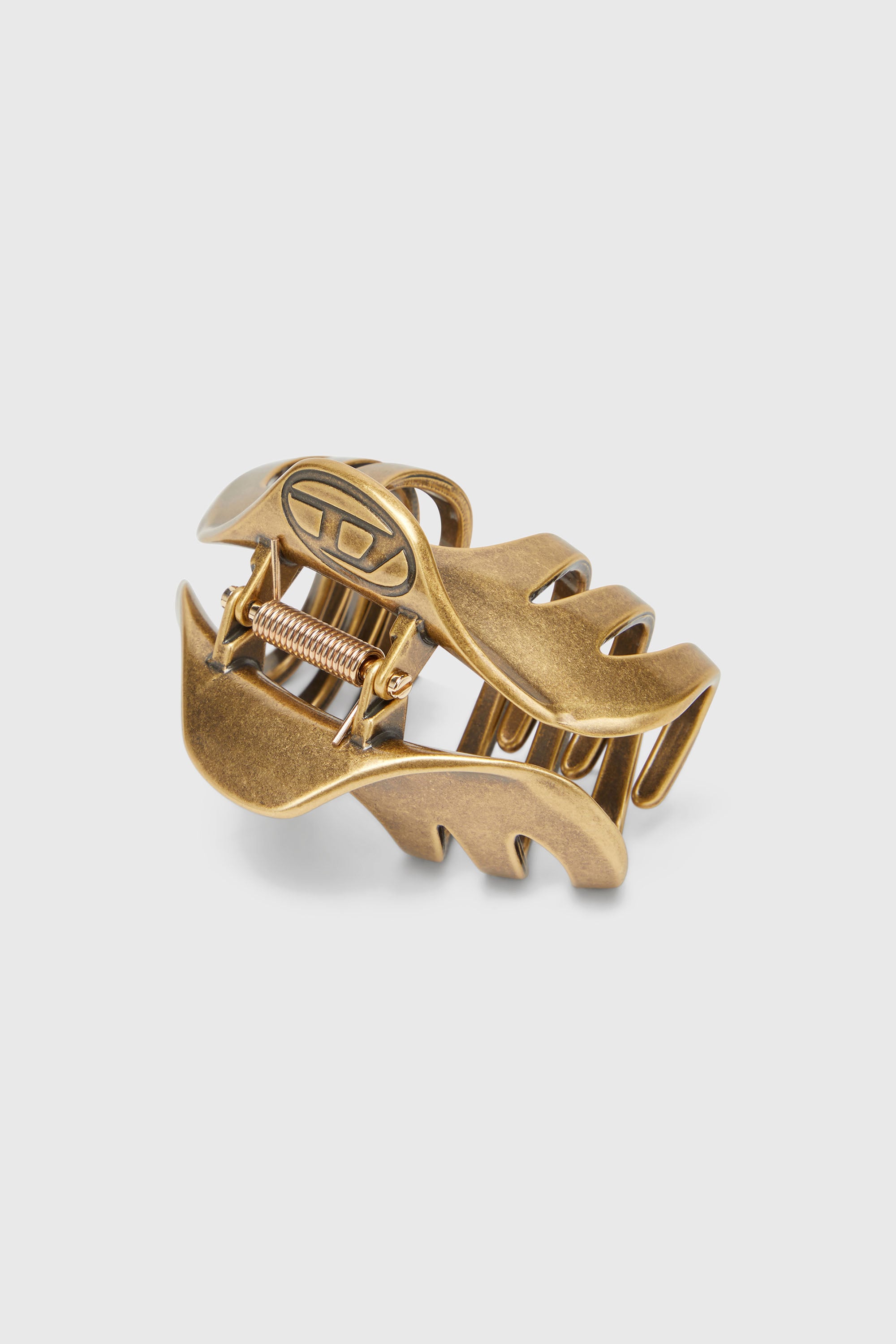 Diesel - TALON CLIP II, Woman's Metal claw hair clip in Gold - 2