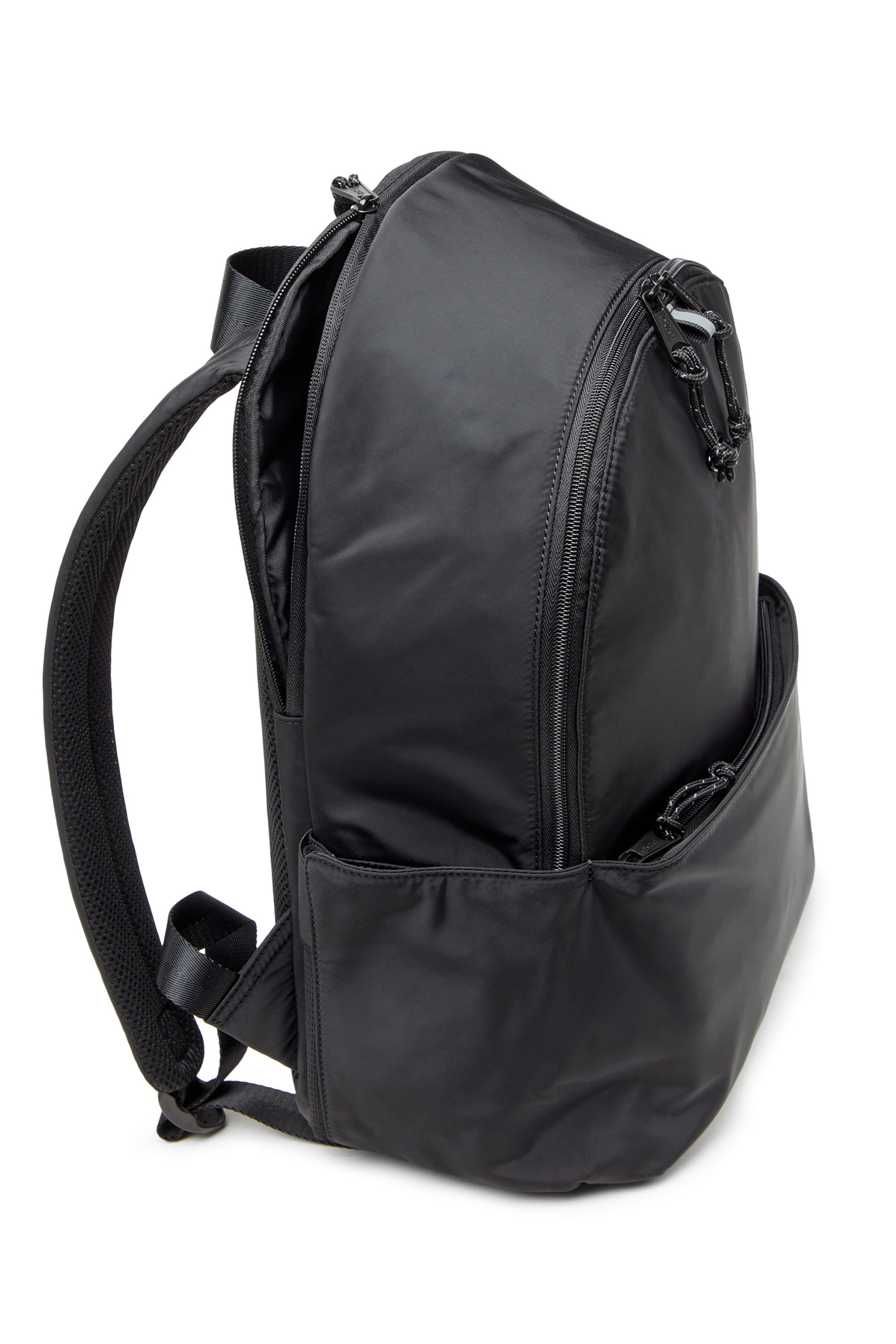 Diesel - D-PACK BACKPACK X, Man's Backpack in satin-touch fabric in Black - 5