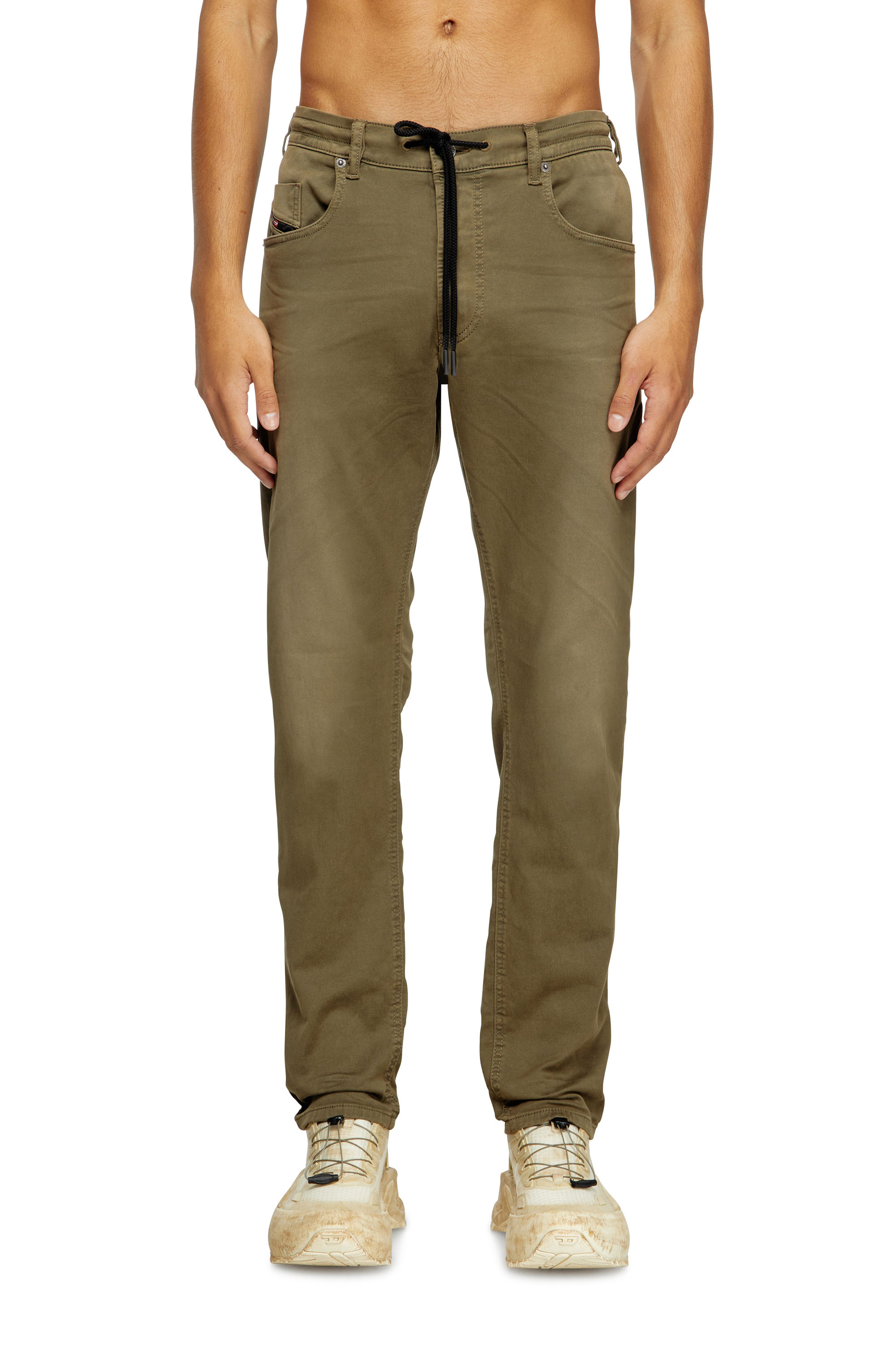 Diesel - Man's Regular 2030 D-Krooley Joggjeans® 0670M, Green - 1