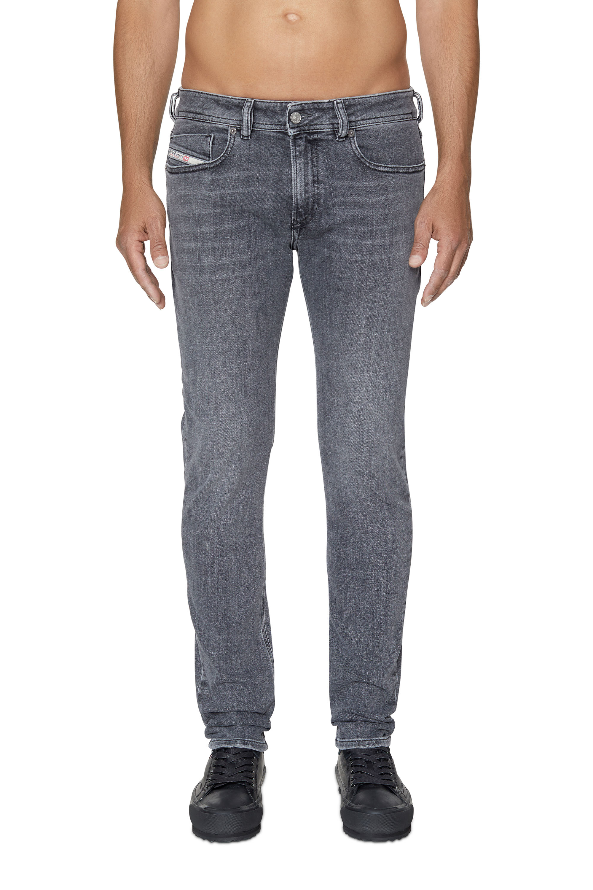 Diesel - Skinny Jeans 1979 Sleenker 09B97, Black/Dark grey - Image 2
