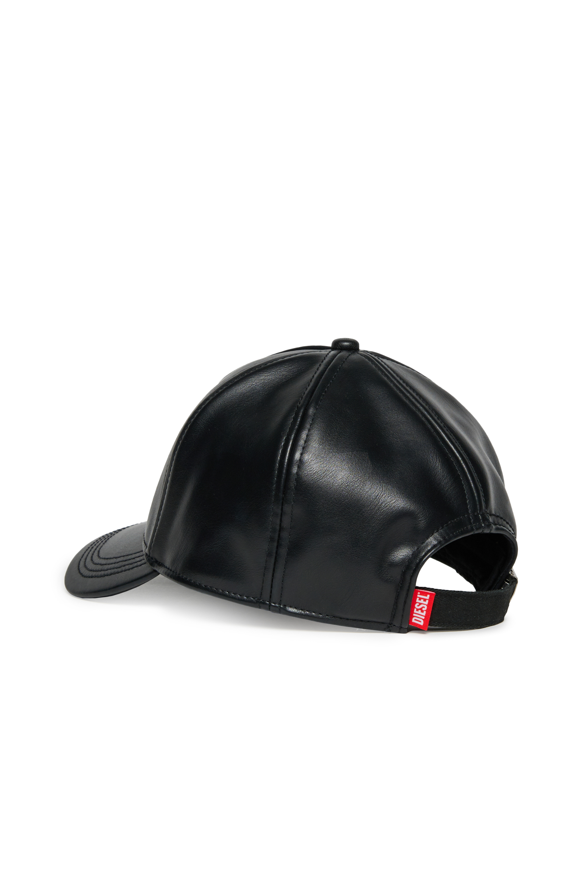 Diesel - FRELVA, Unisex's Cap with embossed logo in Black - 2
