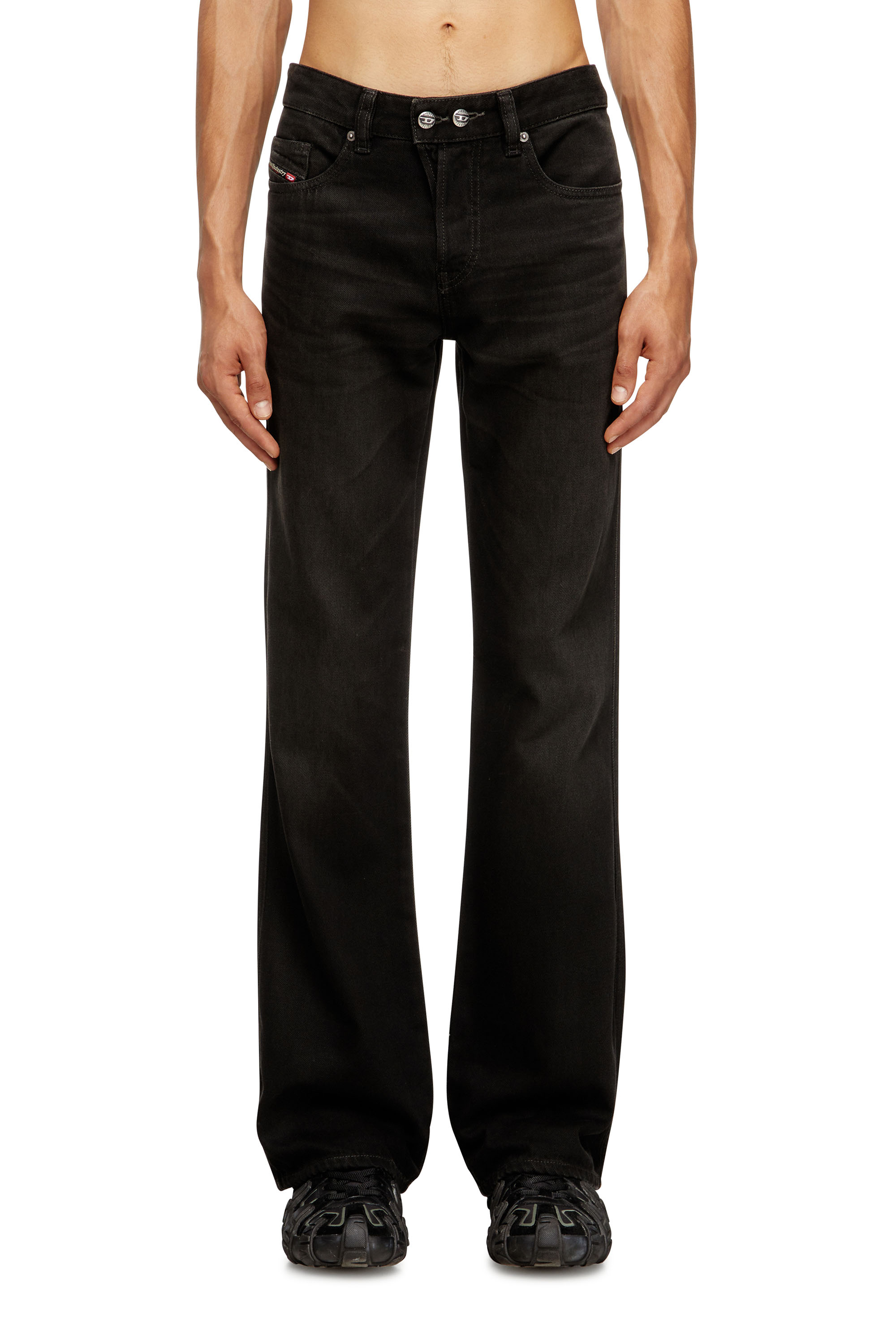 Bootcut Jeans 1998 D-Buck 09M20, Black/Dark grey Diesel - Man's Bootcut Jeans 1998 D-Buck 09M20, Black/Dark grey - 3