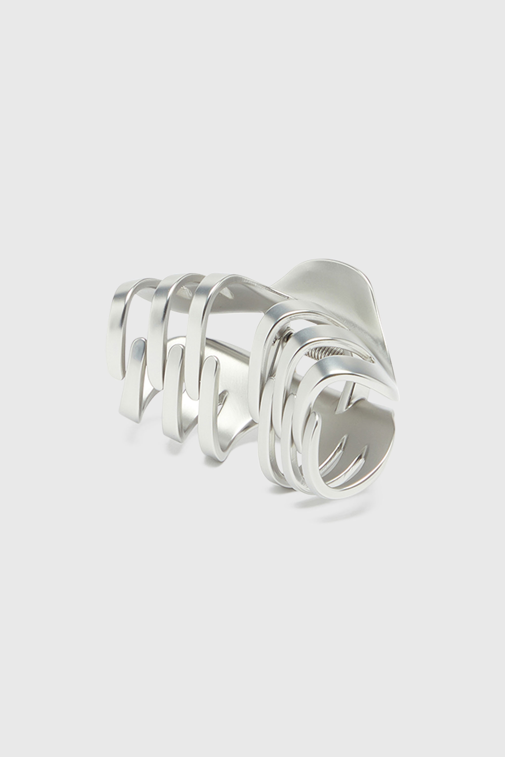 Diesel - TALON CLIP II, Woman's Metal claw hair clip in Silver - 2