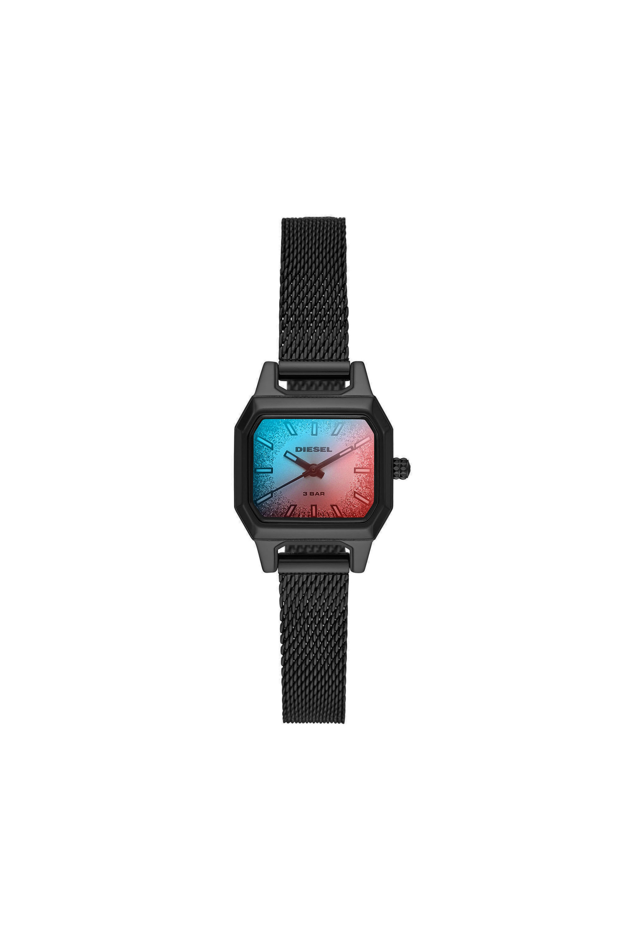 DZ5594 Woman: Callie three-hand black stainless steel watch