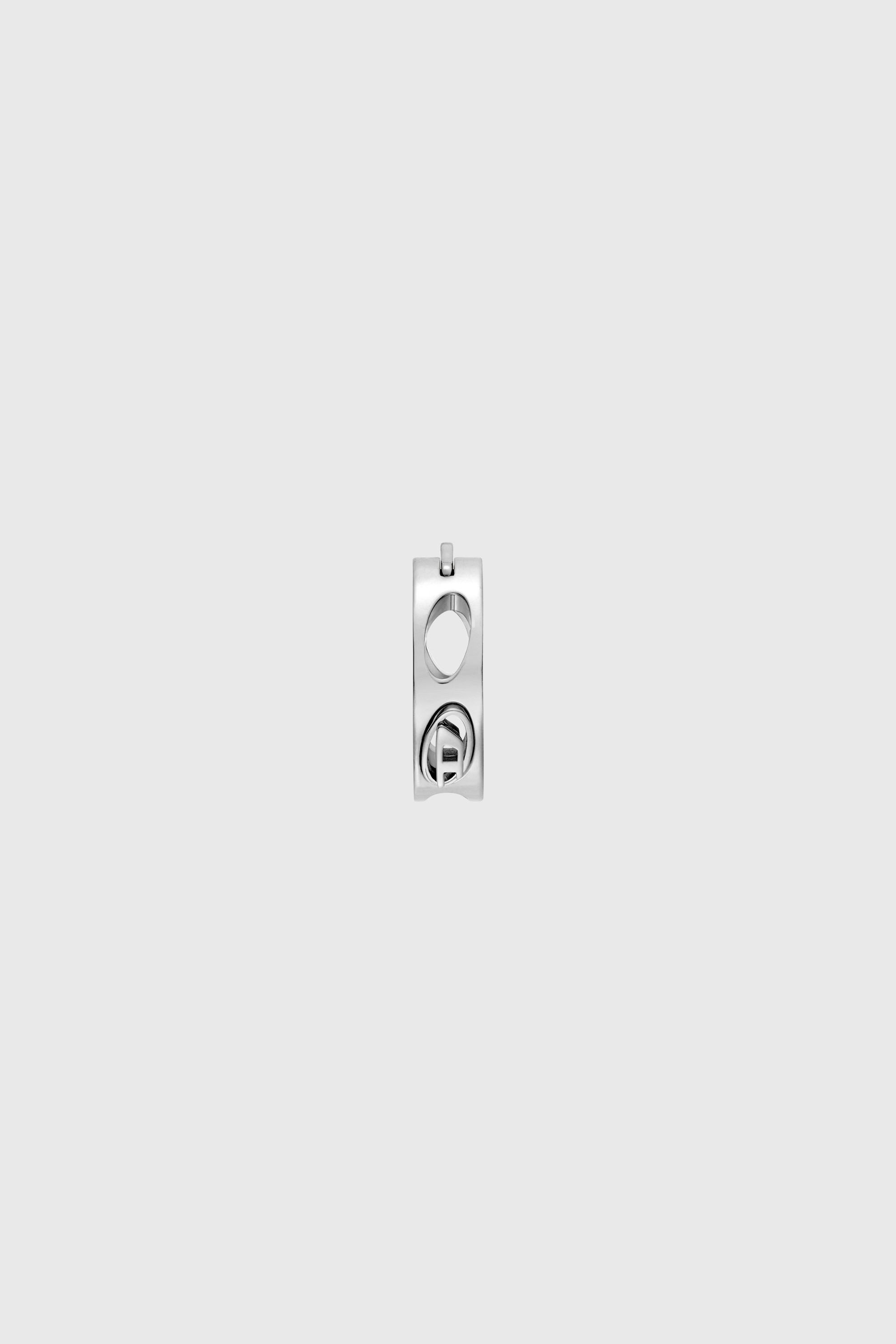 Diesel - DX166440 JEWELLERY, Unisex's Stainless Steel Hoop Earring in Silver - 1