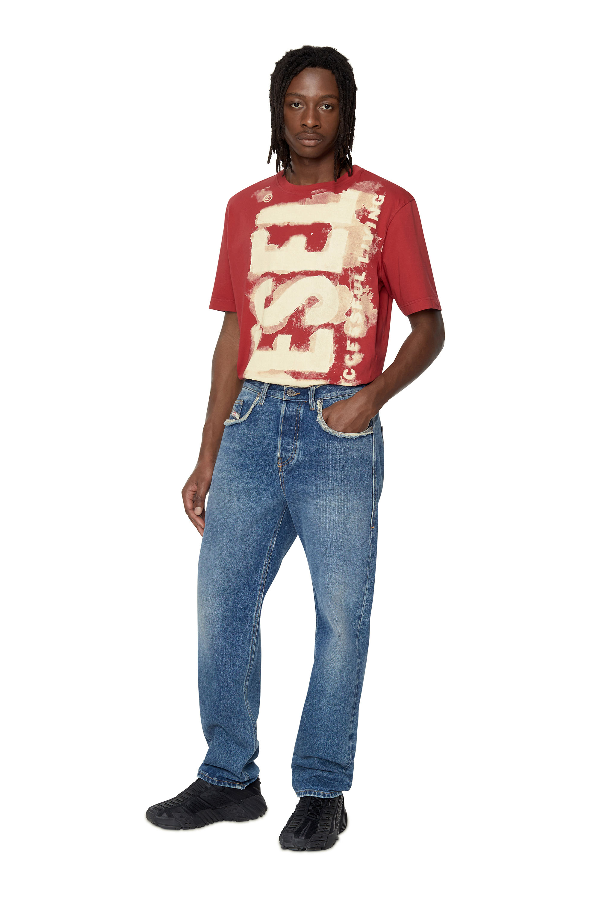 Diesel - T-JUST-E16, Red - Image 6