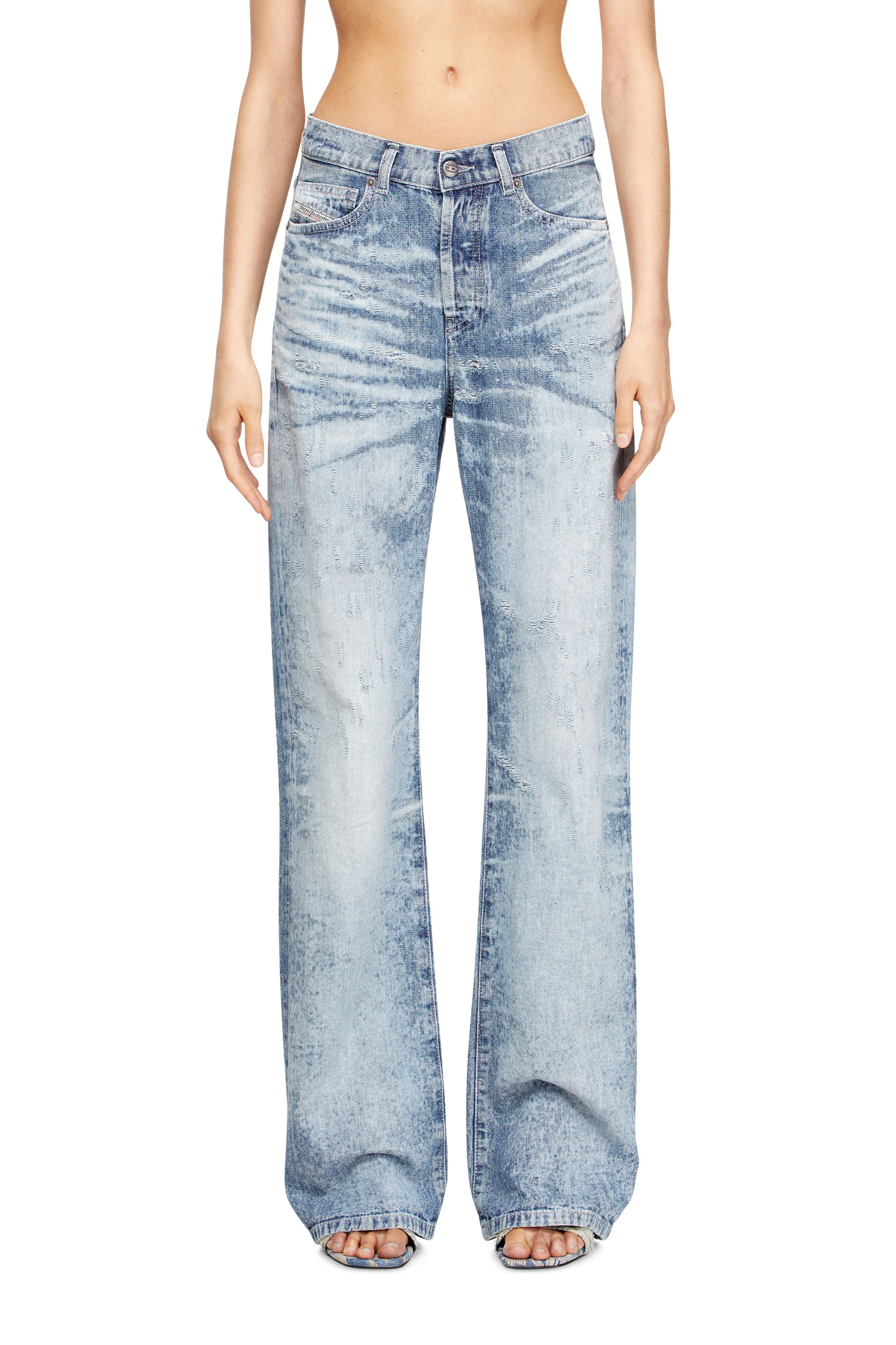 Diesel - Woman's Regular Jeans 1971 D-Sent 068TY, Light Blue - 1