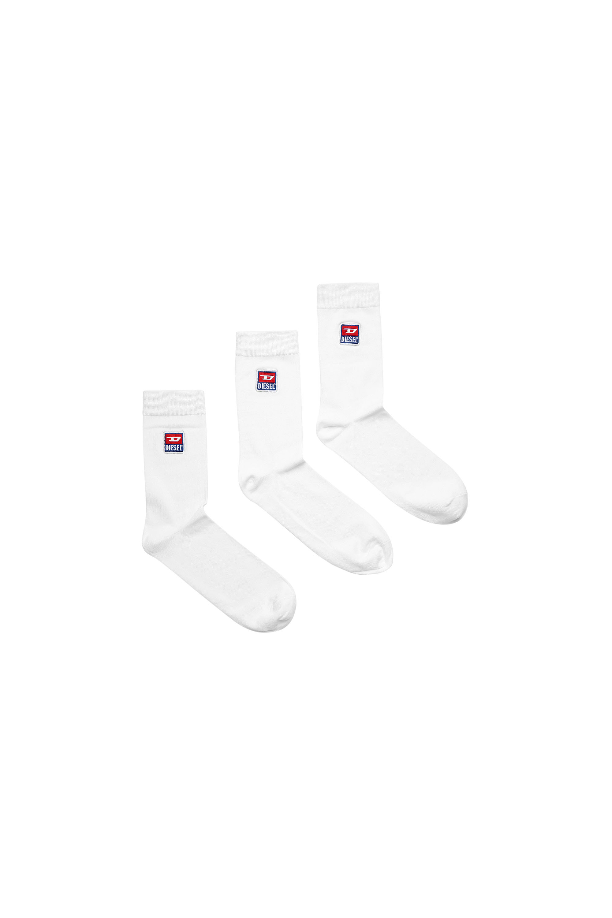 SKM-RAY-THREEPACK, White - Socks
