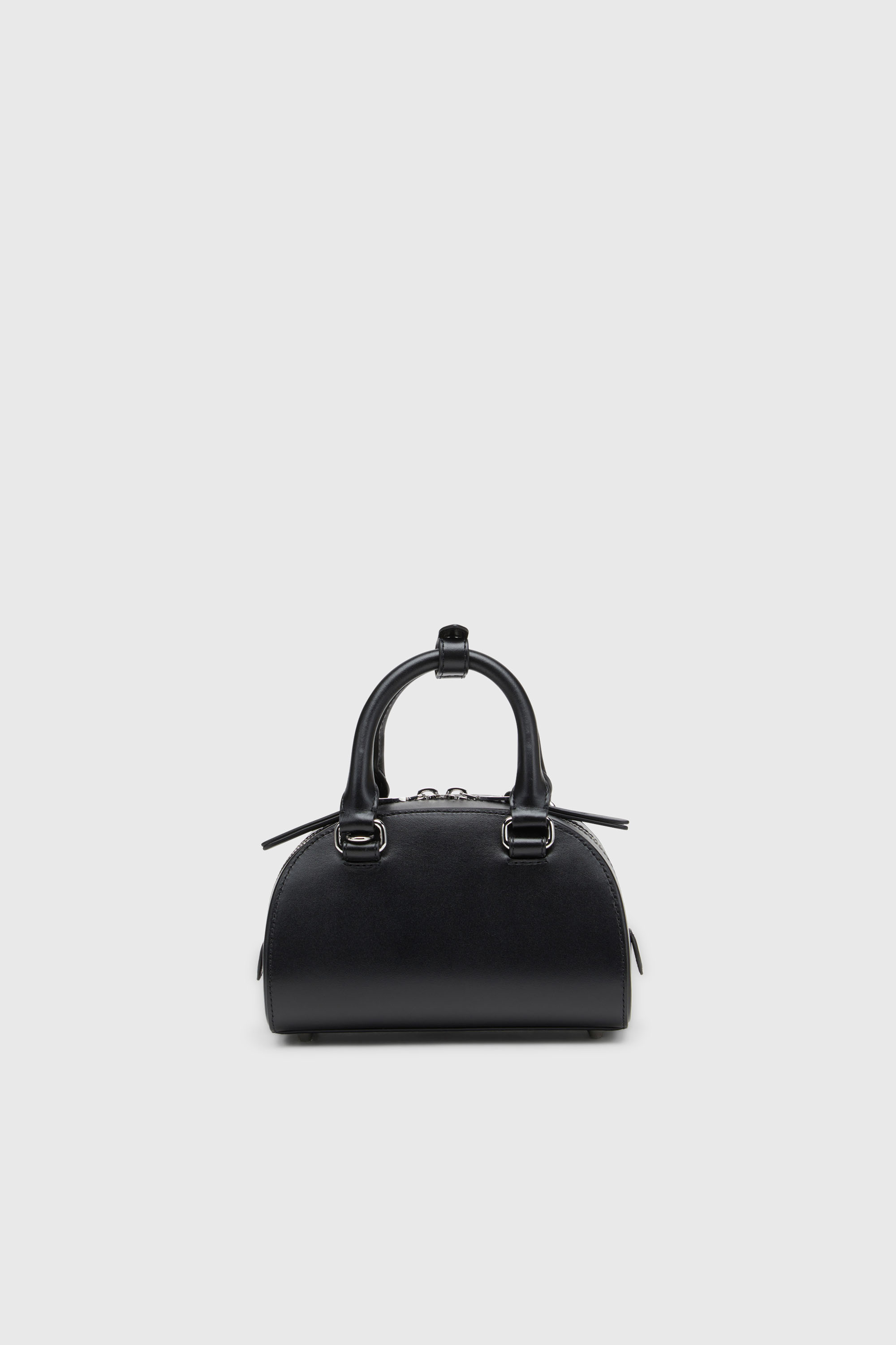 Diesel - 1DR DOME CROSSBODY, Woman's 1DR Dome-Leather Small bowling bag in Black - 2