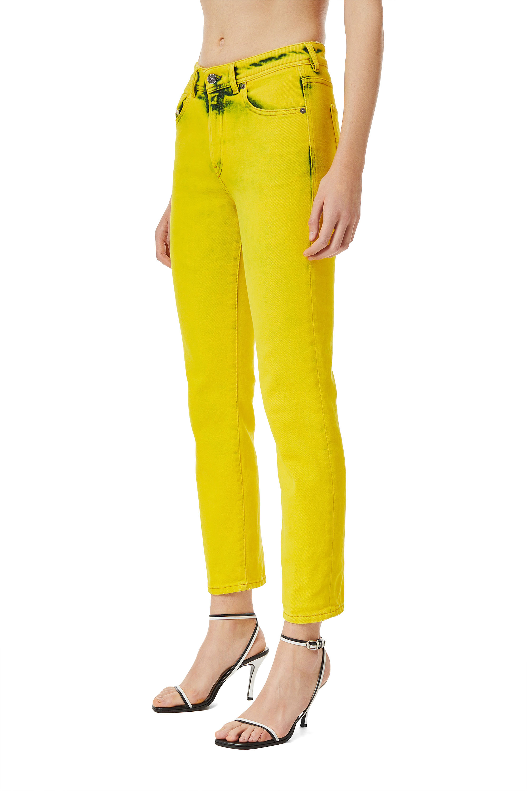 Diesel - 2004 09C95 Tapered Jeans, Yellow - Image 4