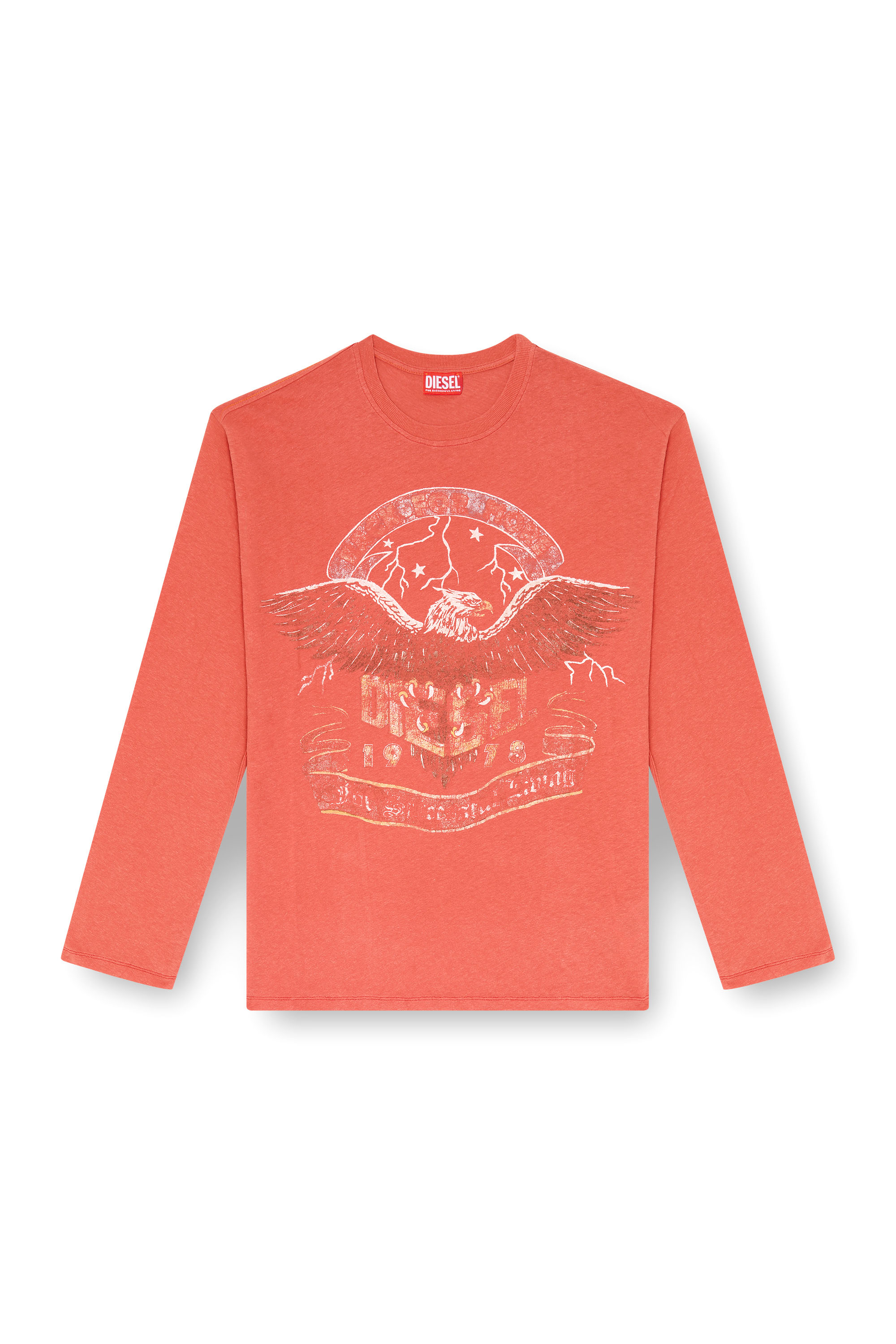 Diesel - T-GERI-LS, Man's Long-sleeve T-shirt with concert graphics in null - 3
