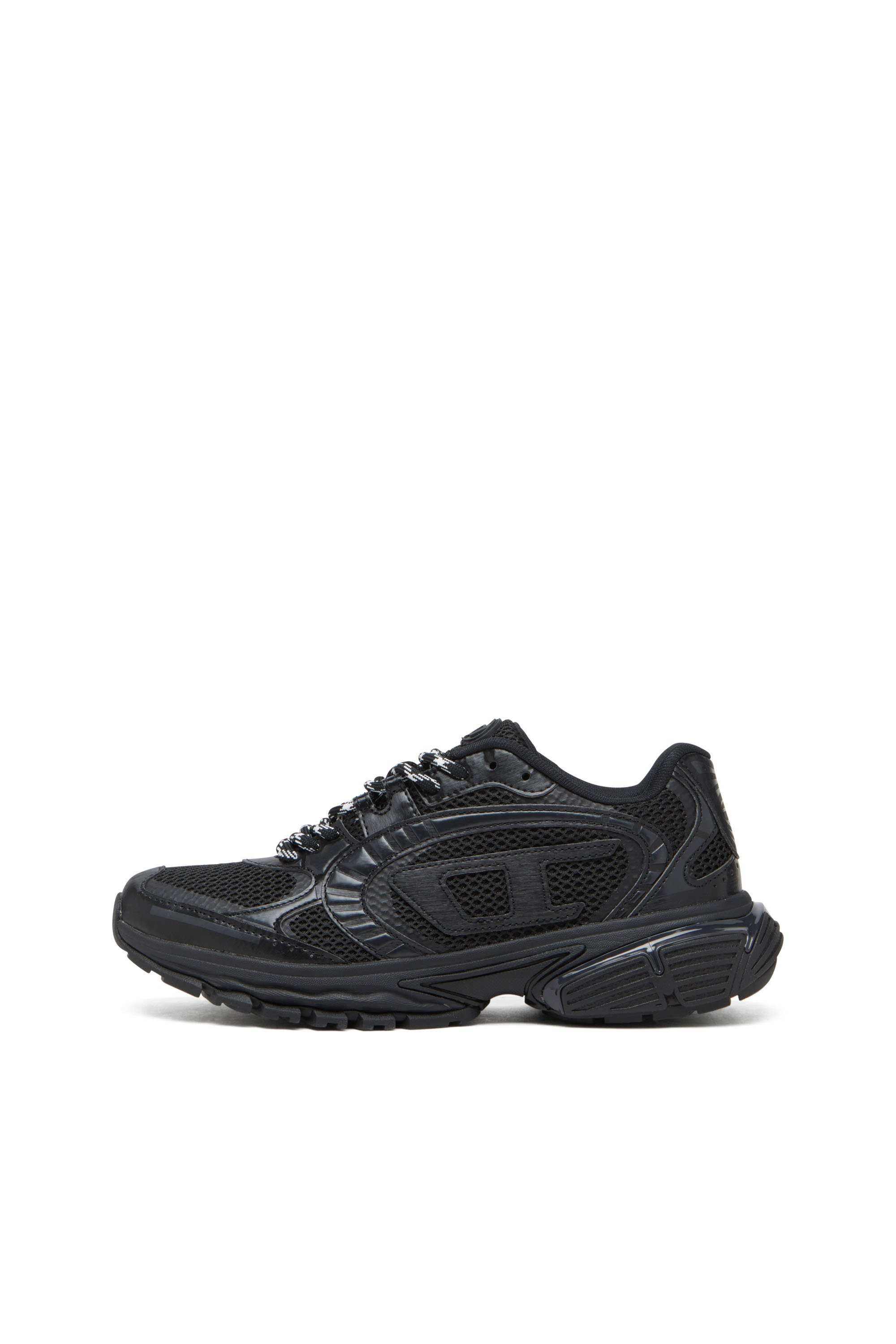 Diesel - S-PRO-V-DENSE LOW W, Woman's S-Pro-V-Dense-Monochrome mesh sneakers with Oval D logo in Black - 8