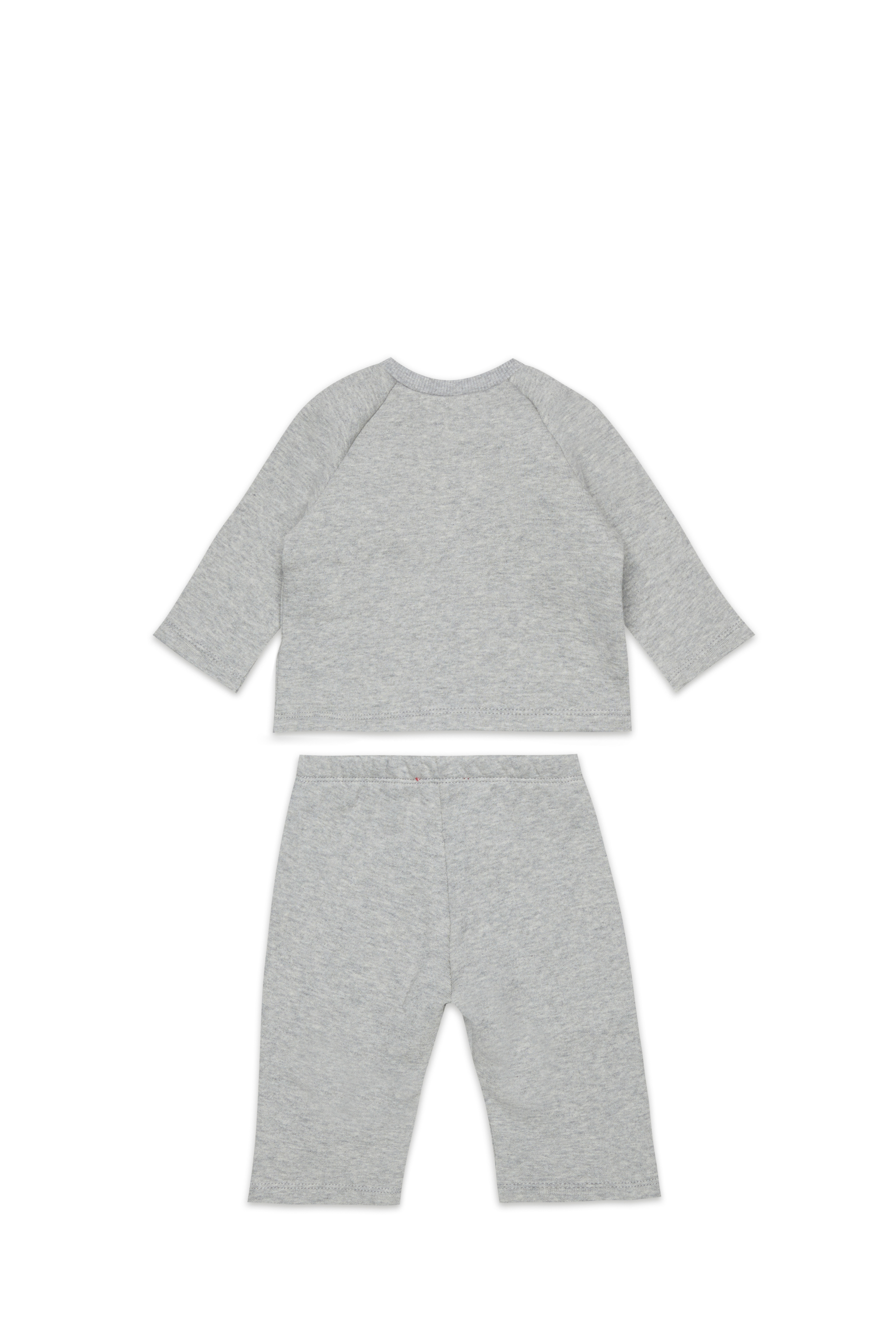 Diesel - SLUPY-SET-NB, Unisex's Newborn clothing set with logo print in Grey - 2
