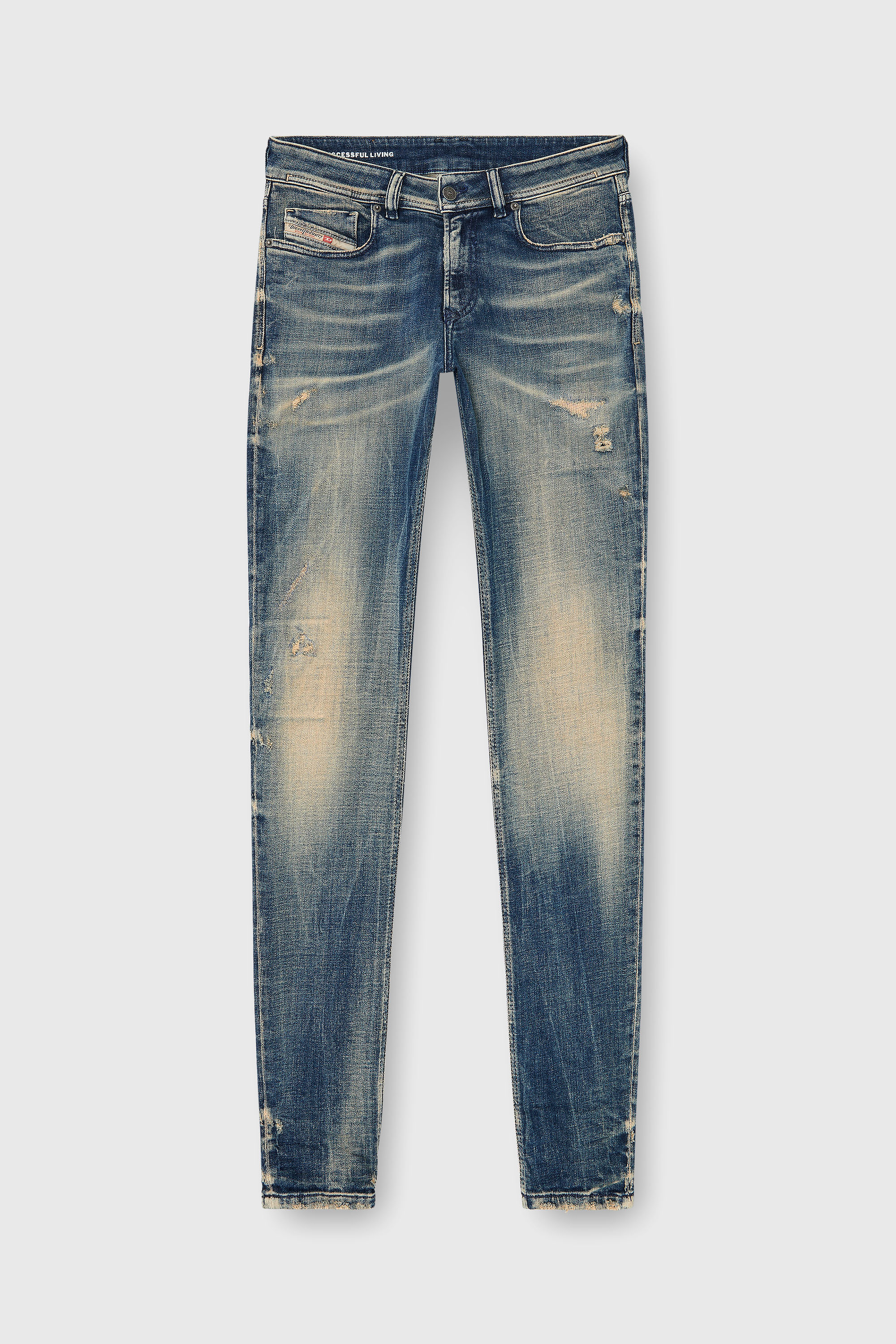 Diesel - Man's Skinny Jeans 1979 Sleenker 09P68, Dark Blue - 6
