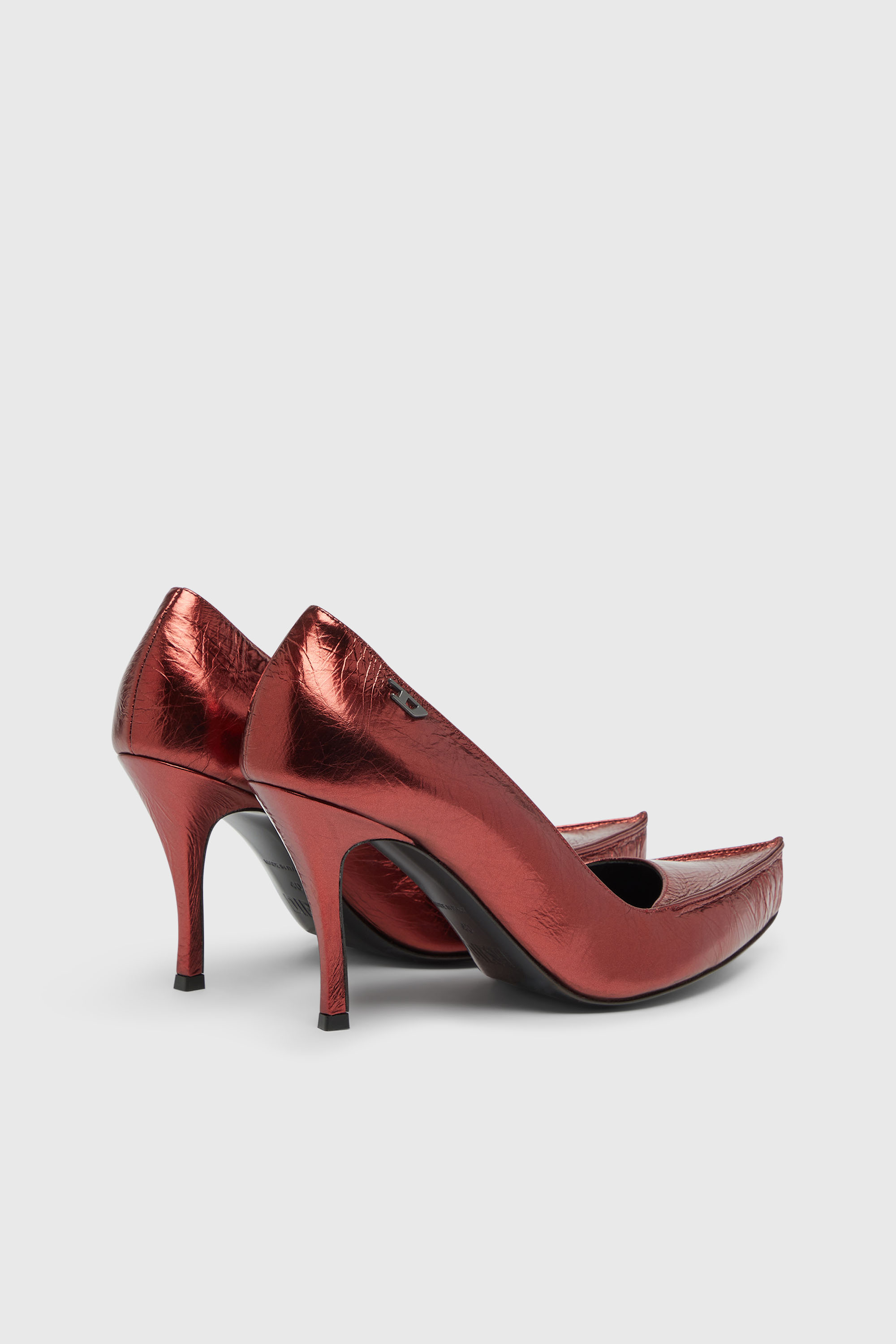 Diesel - D-LUCETTE-90-PUMP D, Woman's D-Lucette-Pumps in mirror leather in null - 3
