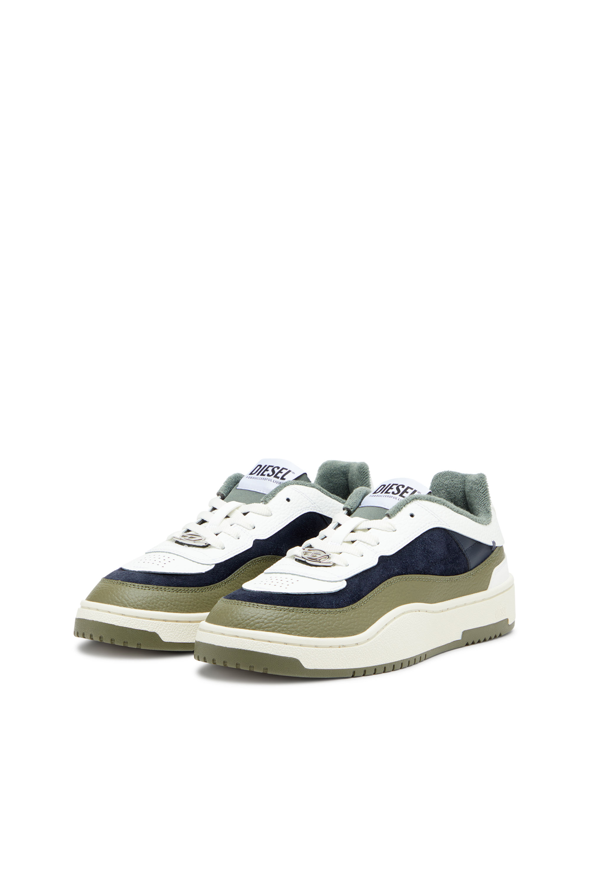 S-OVAL SKATE LOW, White/Green S-OVAL SKATE LOW, White/Green